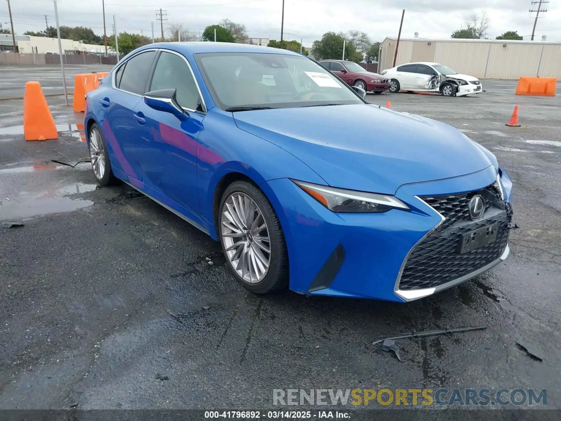 1 Photograph of a damaged car JTHDA1D22N5121234 LEXUS IS 300 2022