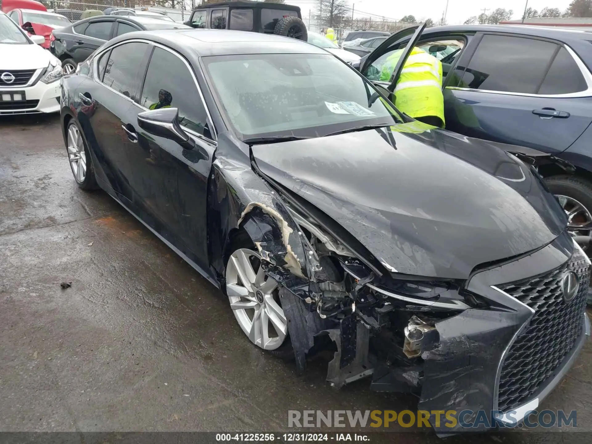 1 Photograph of a damaged car JTHCA1D22P5123340 LEXUS IS 300 2023