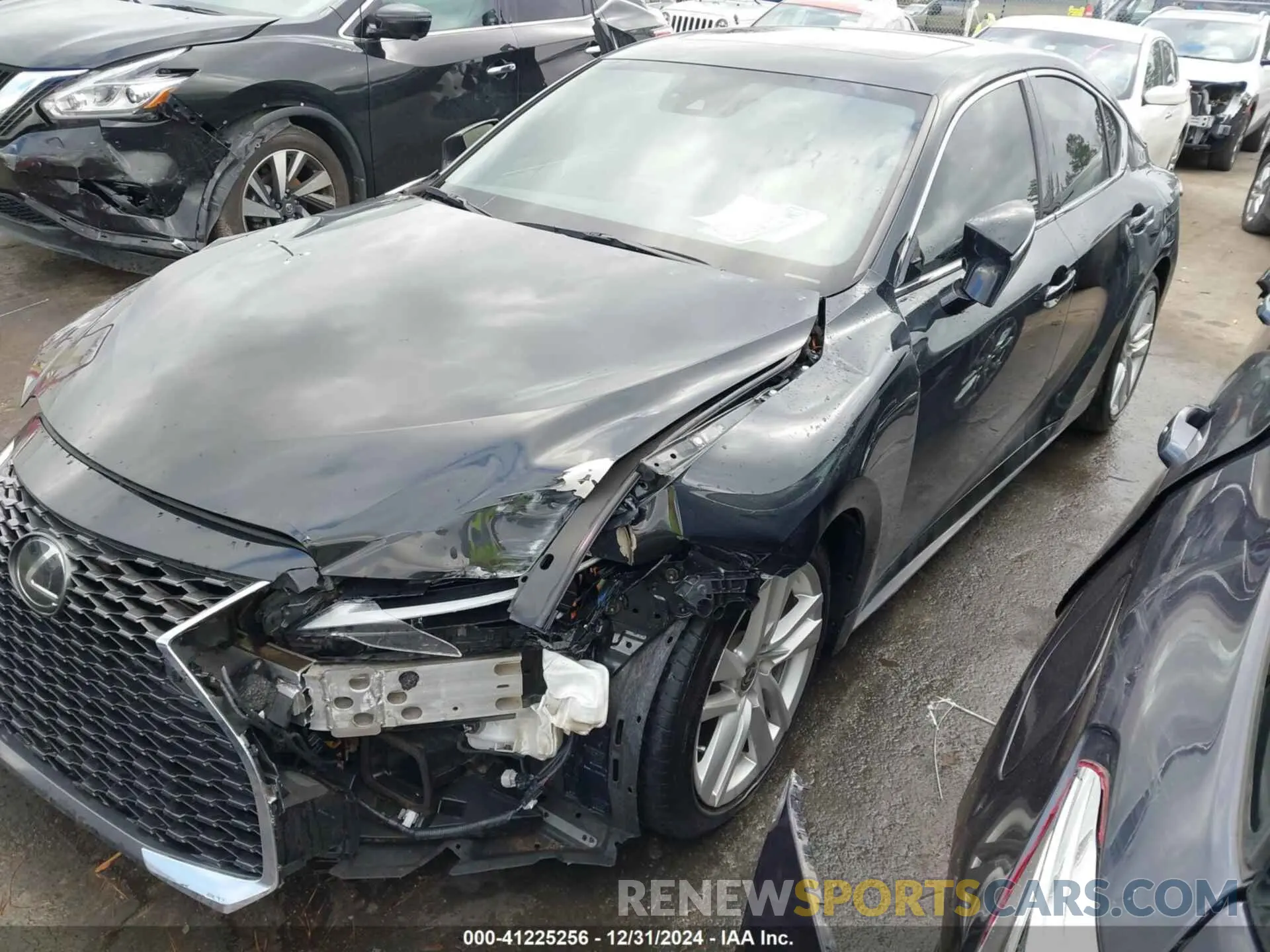 2 Photograph of a damaged car JTHCA1D22P5123340 LEXUS IS 300 2023