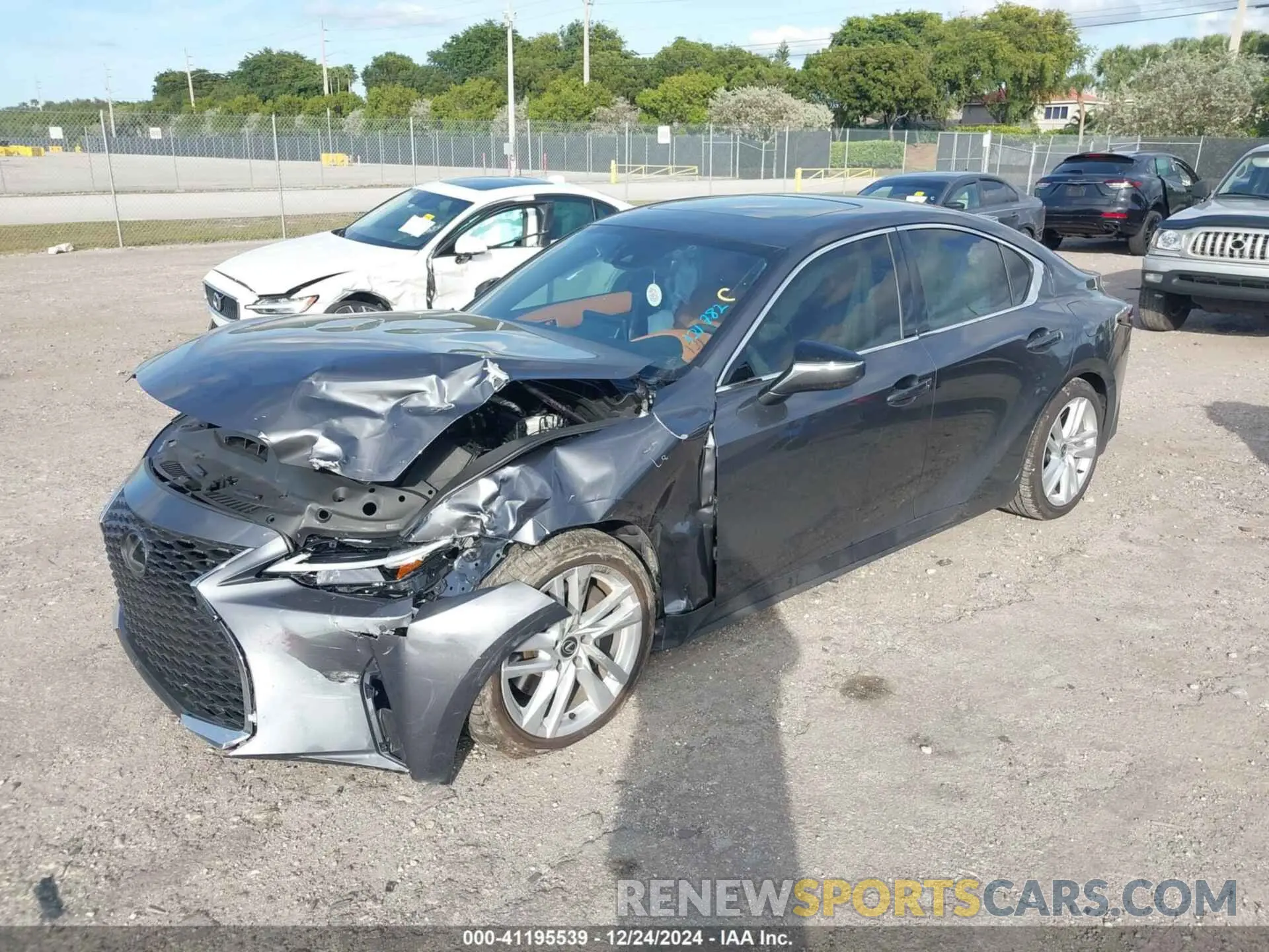2 Photograph of a damaged car JTHCA1D24R5131782 LEXUS IS 300 2024