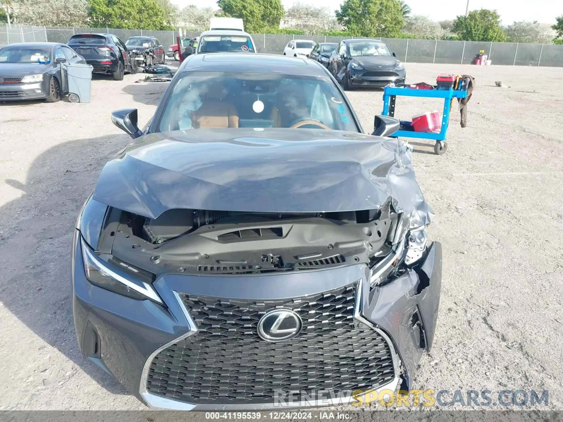 6 Photograph of a damaged car JTHCA1D24R5131782 LEXUS IS 300 2024