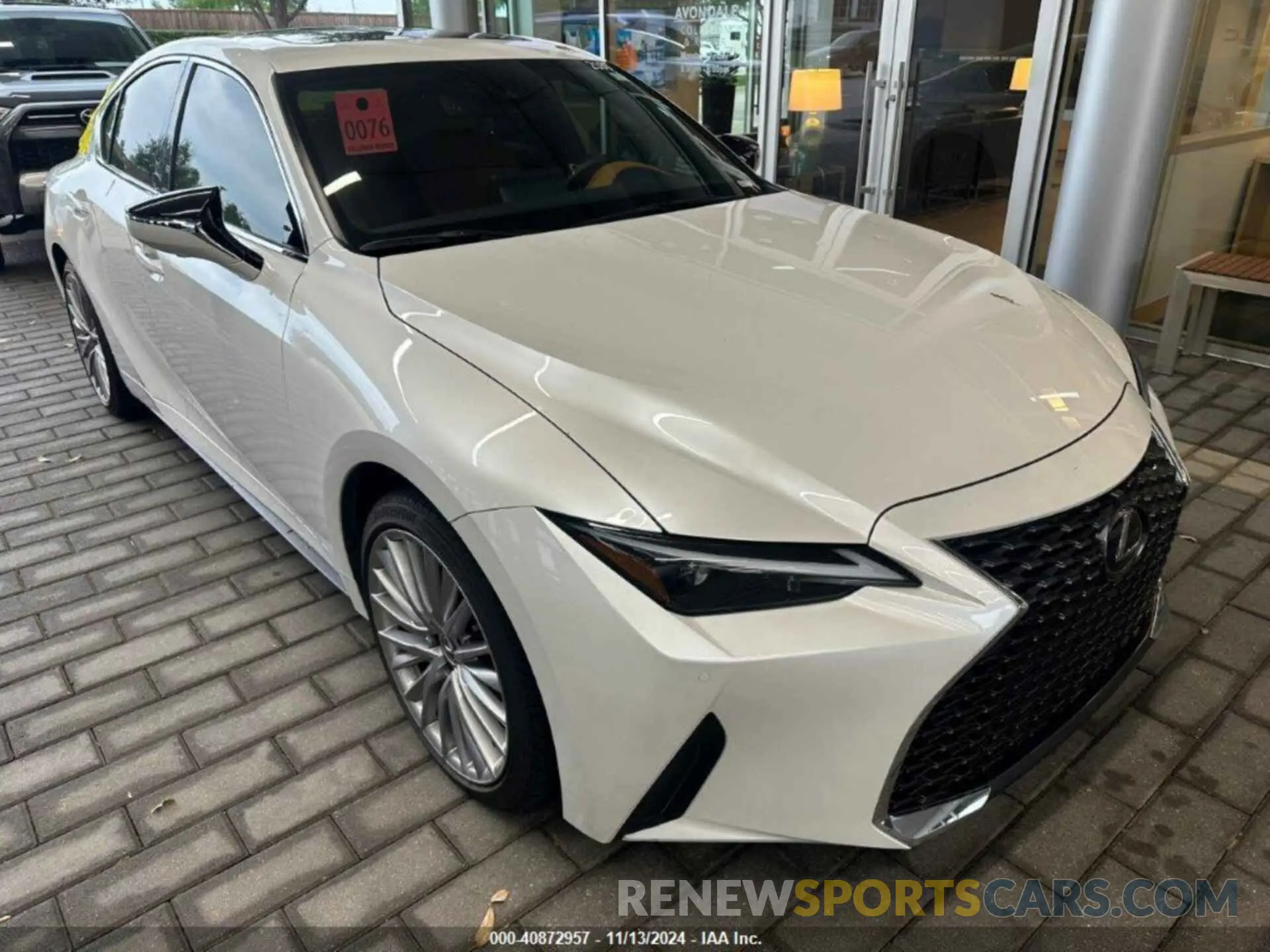 1 Photograph of a damaged car JTHD81F21R5052860 LEXUS IS 300 2024