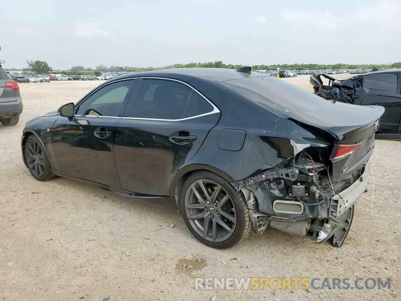 2 Photograph of a damaged car JTHGA1D23L5103657 LEXUS IS 300 F S 2020