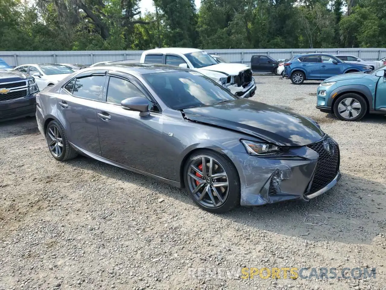 4 Фотография поврежденного автомобиля JTHGA1D26L5109131 LEXUS IS 300 F S 2020