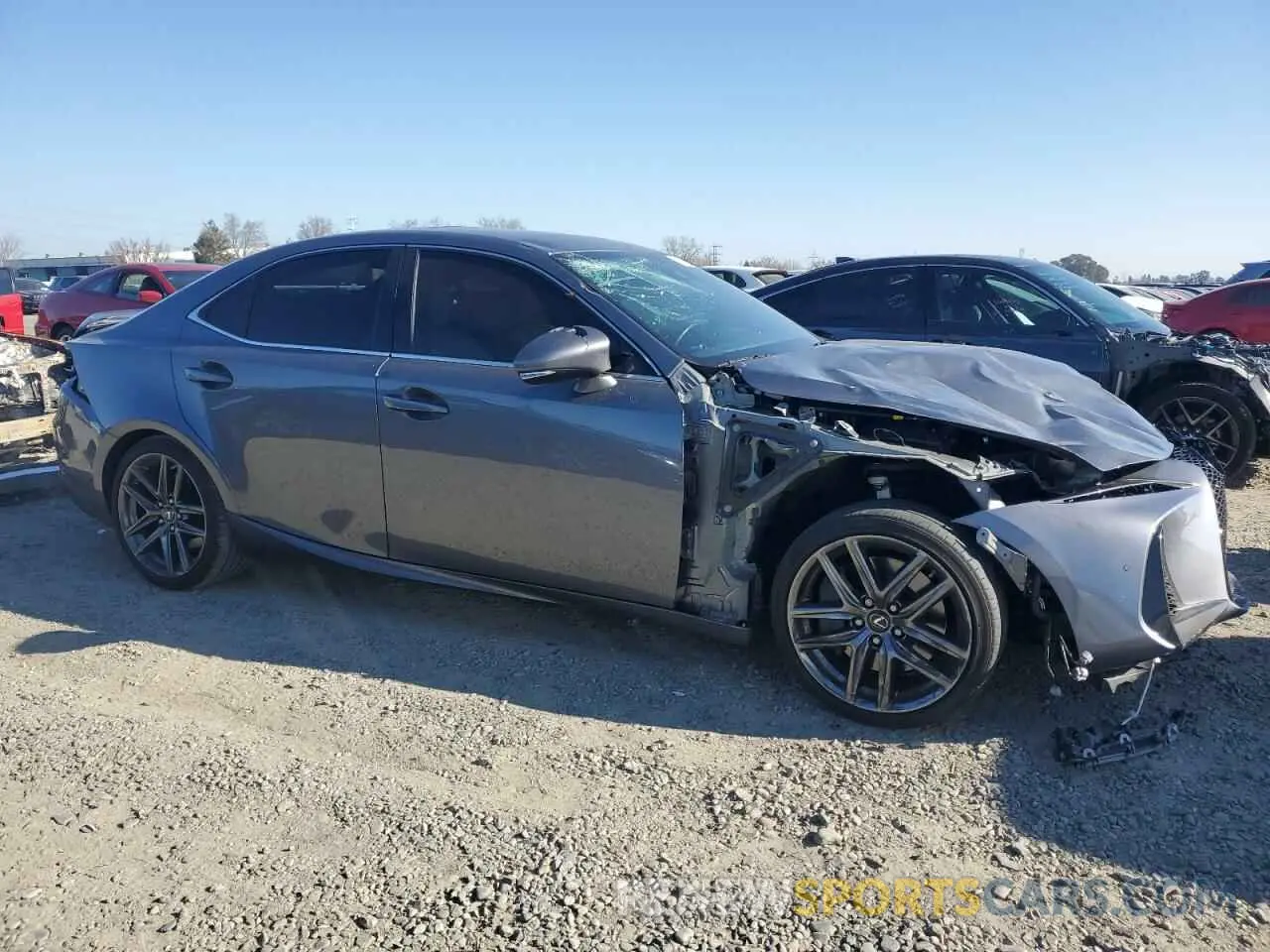 4 Фотография поврежденного автомобиля JTHGA1D2XL5102652 LEXUS IS 300 F S 2020