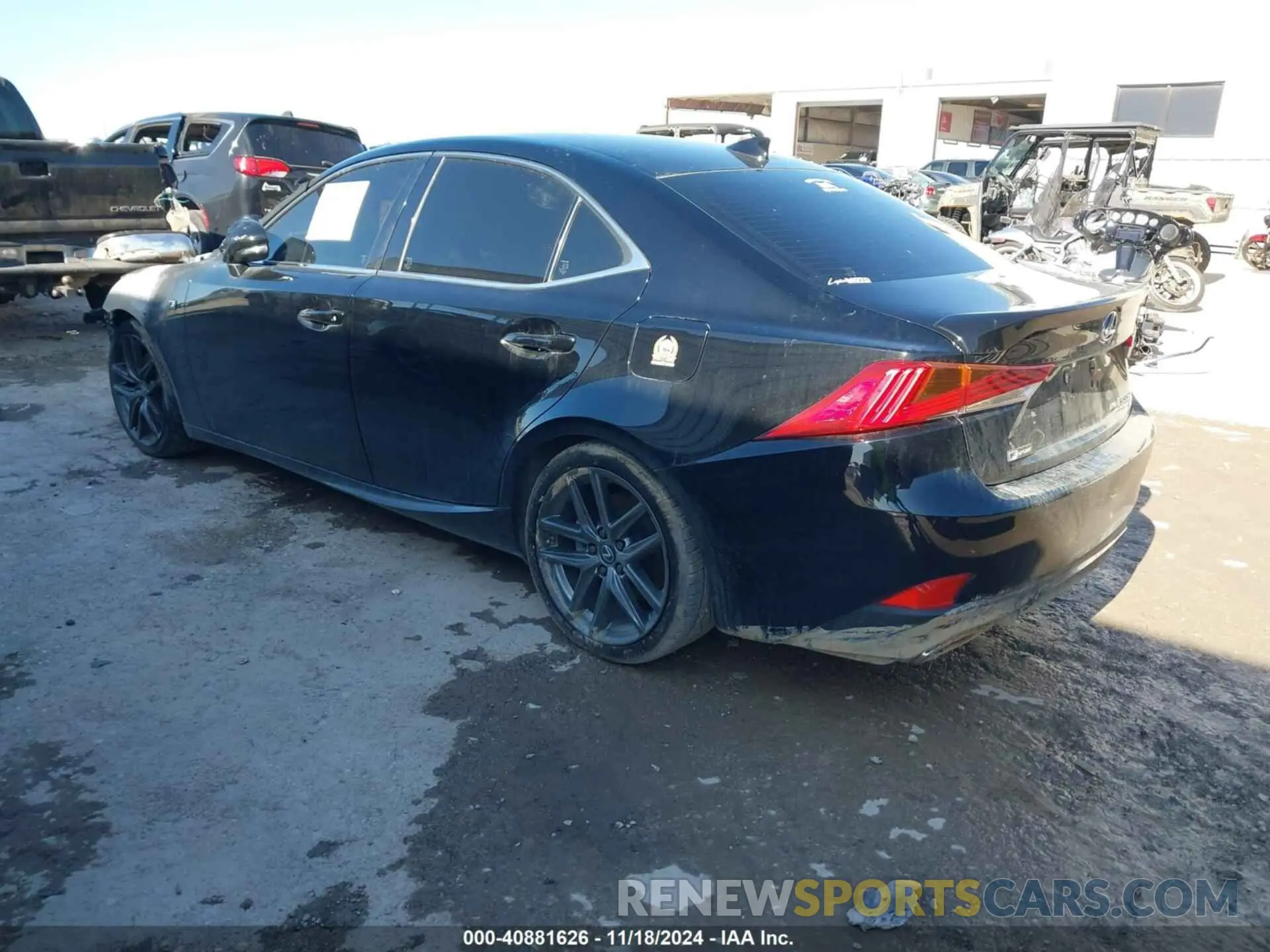 3 Photograph of a damaged car JTHCZ1D25K5016624 LEXUS IS 350 2019