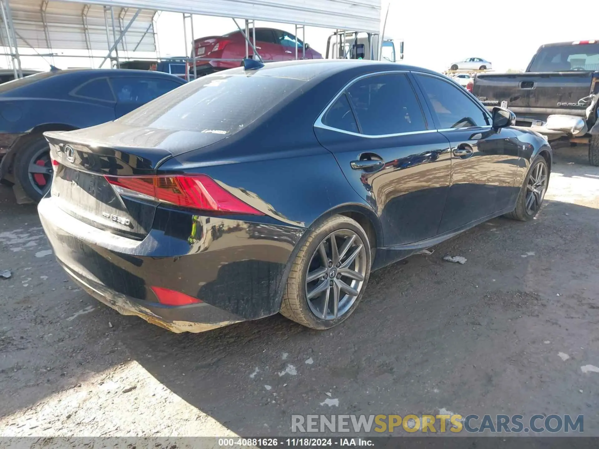 4 Photograph of a damaged car JTHCZ1D25K5016624 LEXUS IS 350 2019