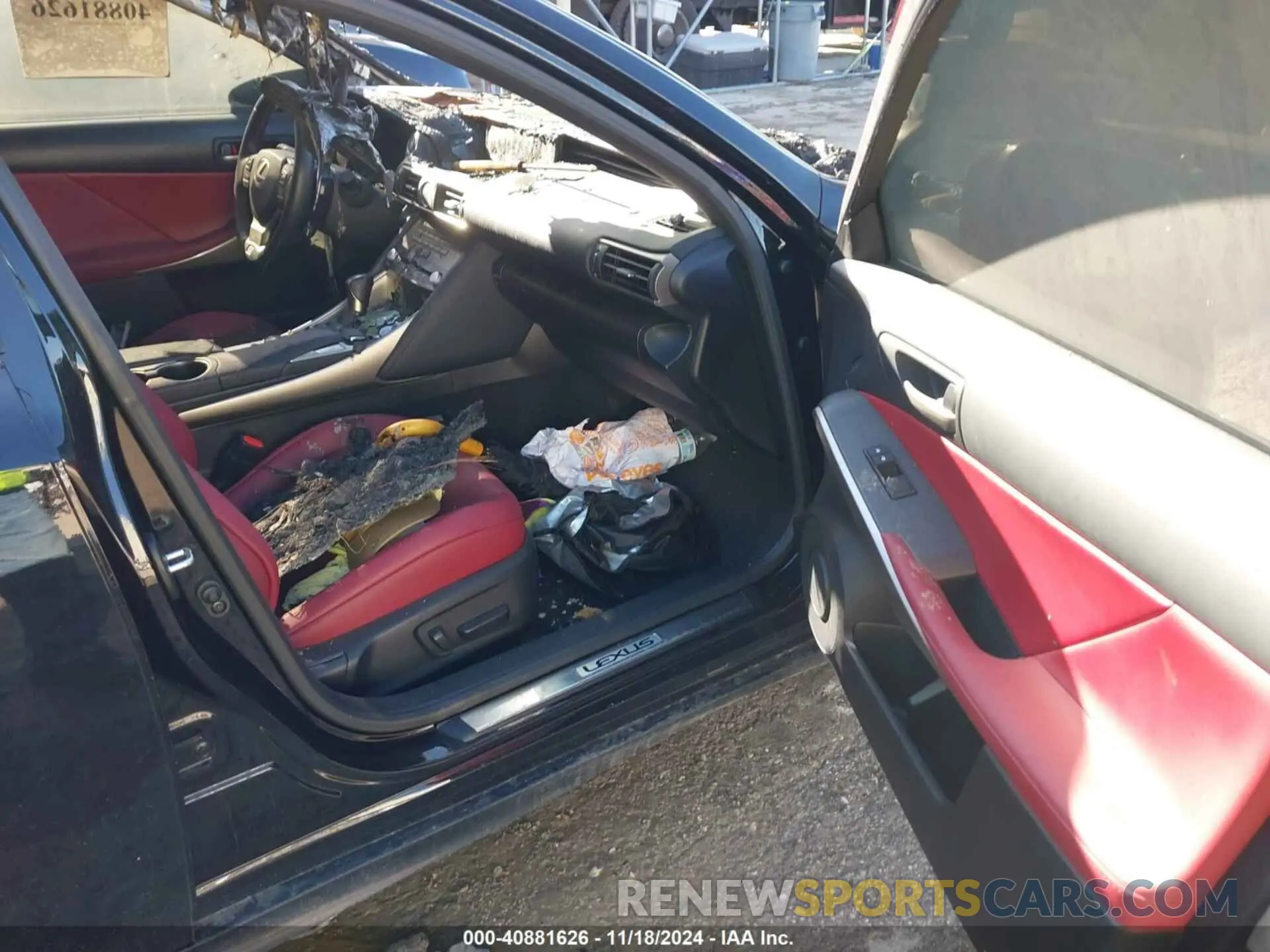 5 Photograph of a damaged car JTHCZ1D25K5016624 LEXUS IS 350 2019