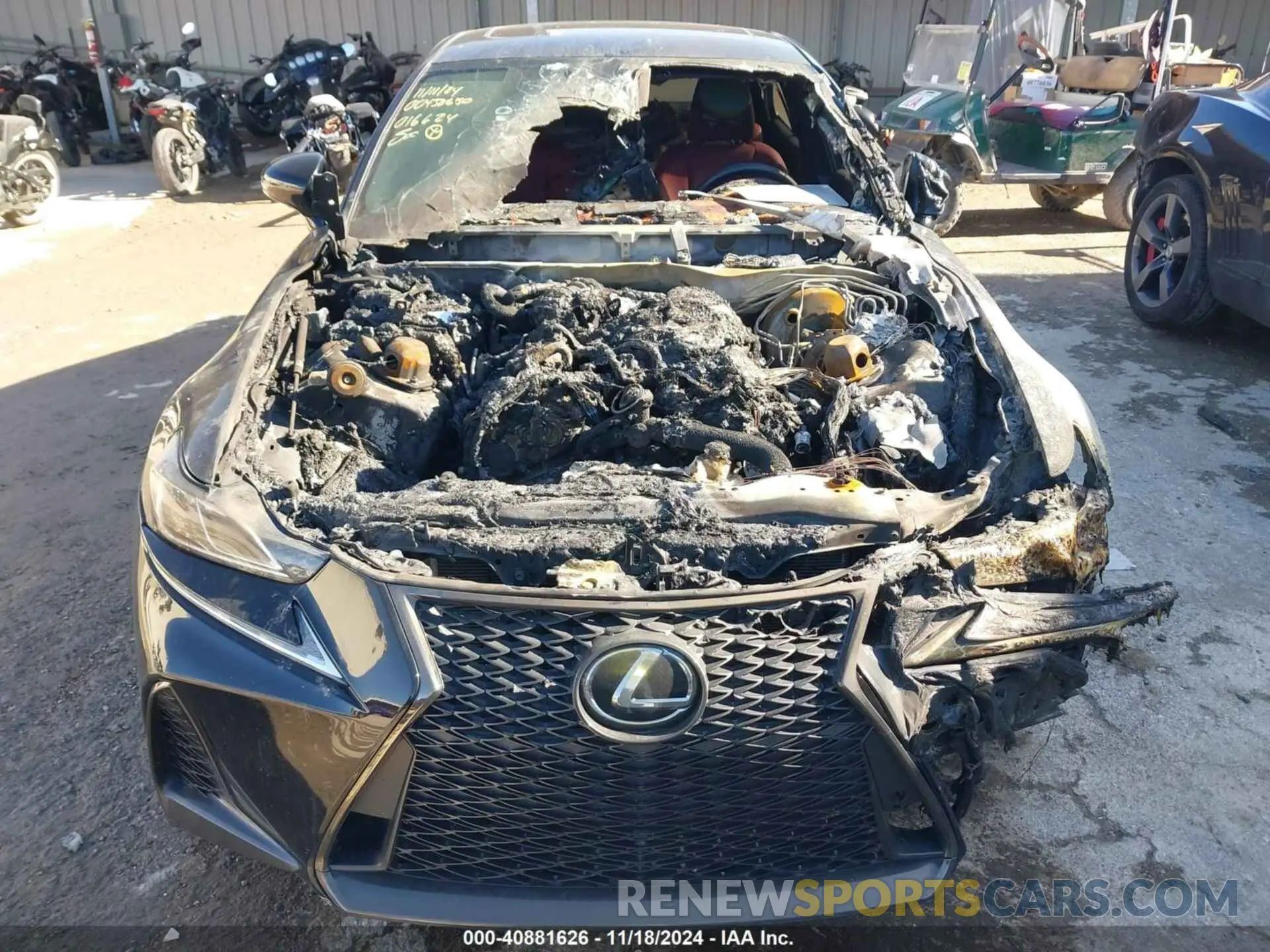 6 Photograph of a damaged car JTHCZ1D25K5016624 LEXUS IS 350 2019