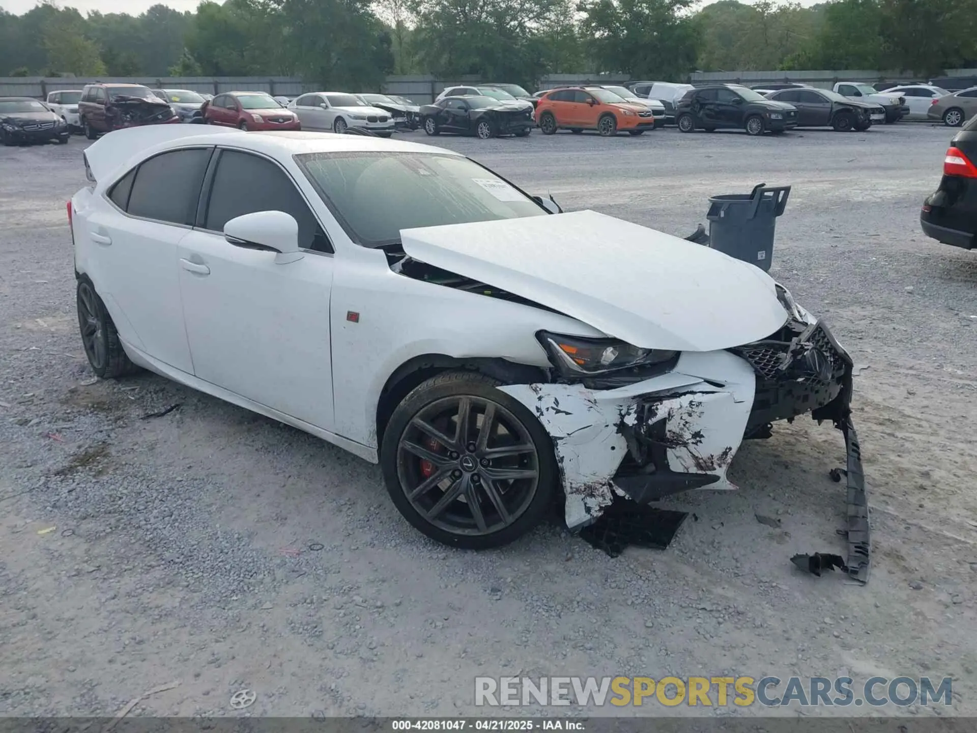 1 Photograph of a damaged car JTHGZ1B21L5036312 LEXUS IS 350 2020