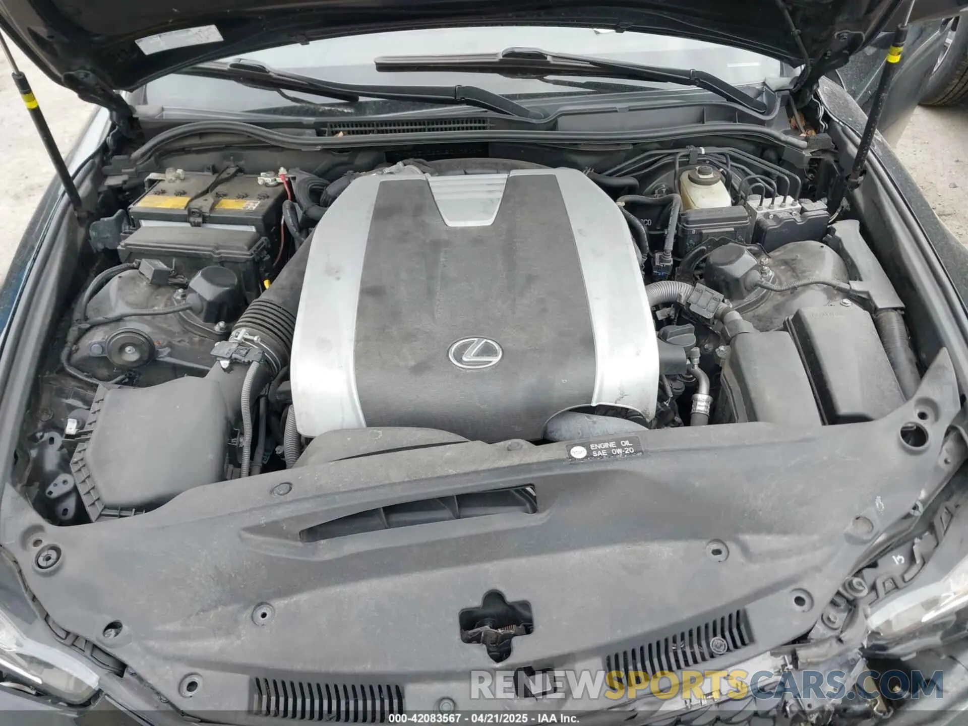 10 Photograph of a damaged car JTHGZ1E20L5017911 LEXUS IS 350 2020