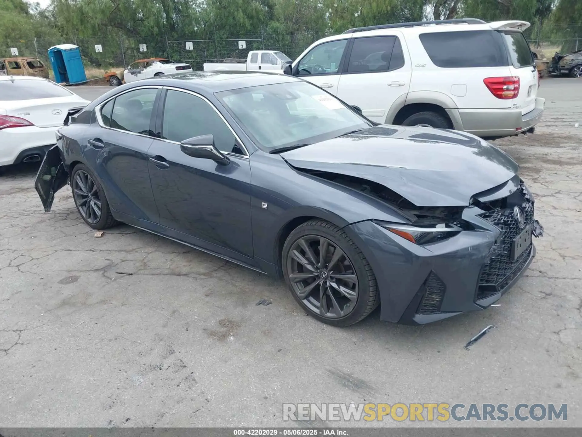 1 Photograph of a damaged car JTHGZ1B28M5044280 LEXUS IS 350 2021