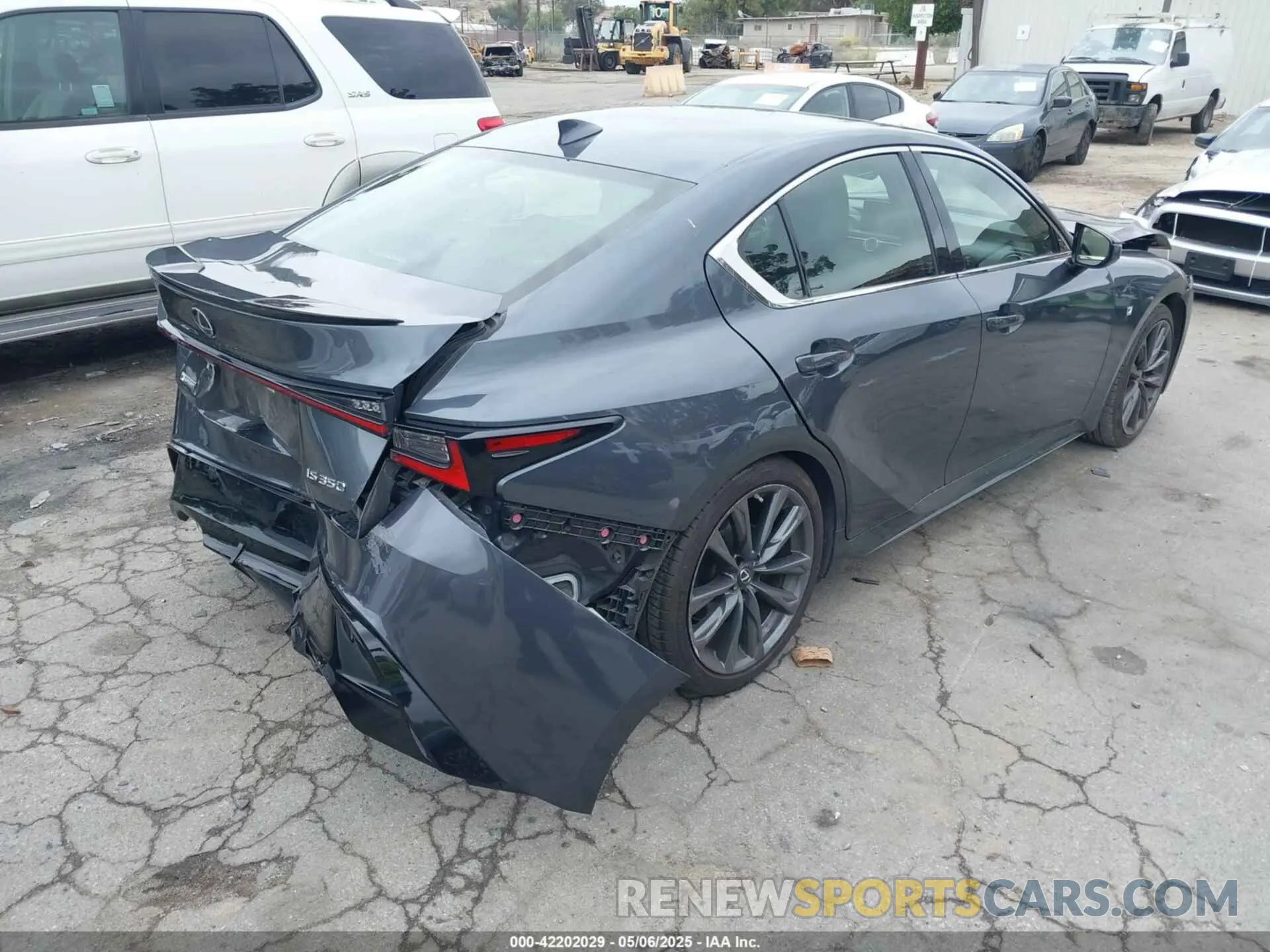 4 Photograph of a damaged car JTHGZ1B28M5044280 LEXUS IS 350 2021