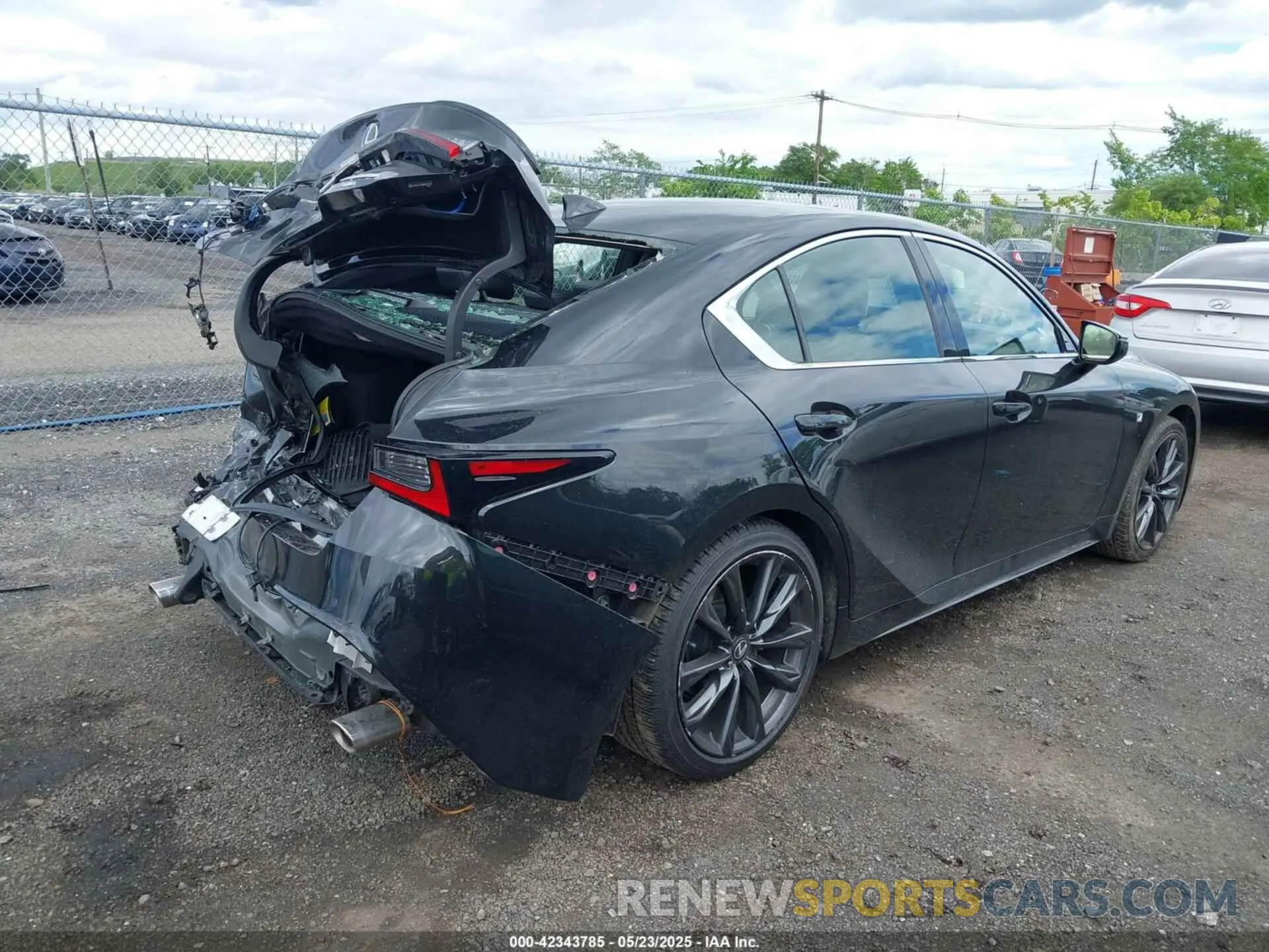 4 Photograph of a damaged car JTHGZ1E29M5021537 LEXUS IS 350 2021