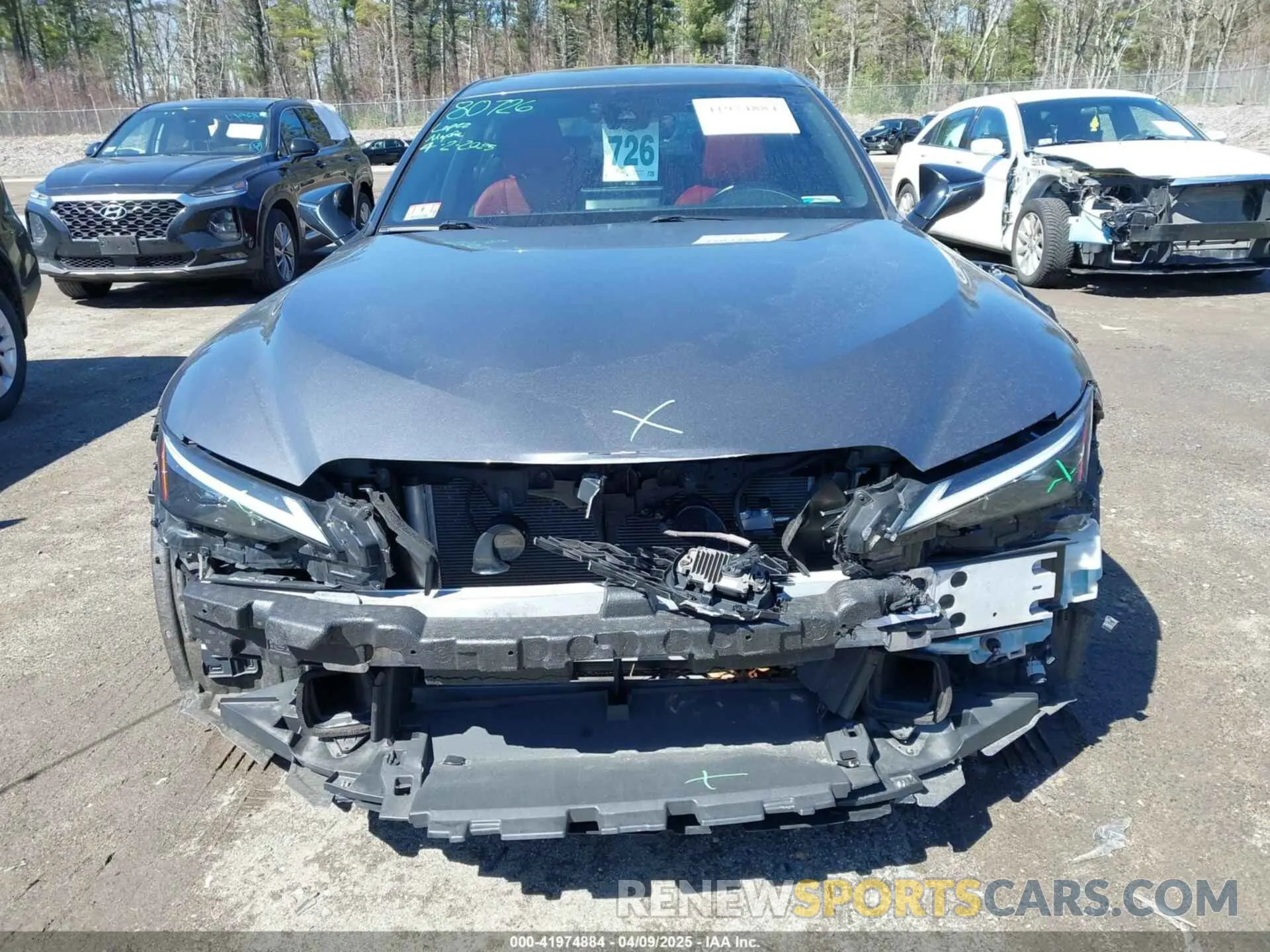 13 Photograph of a damaged car JTHGZ1E2XM5022762 LEXUS IS 350 2021