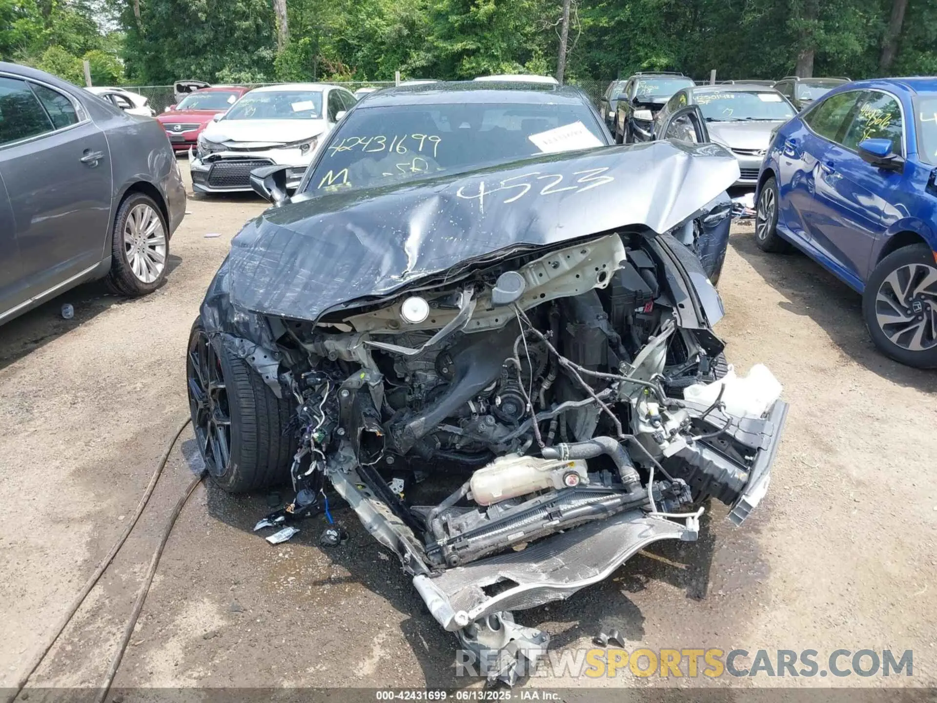 12 Photograph of a damaged car JTHGZ1E20N5024523 LEXUS IS 350 2022