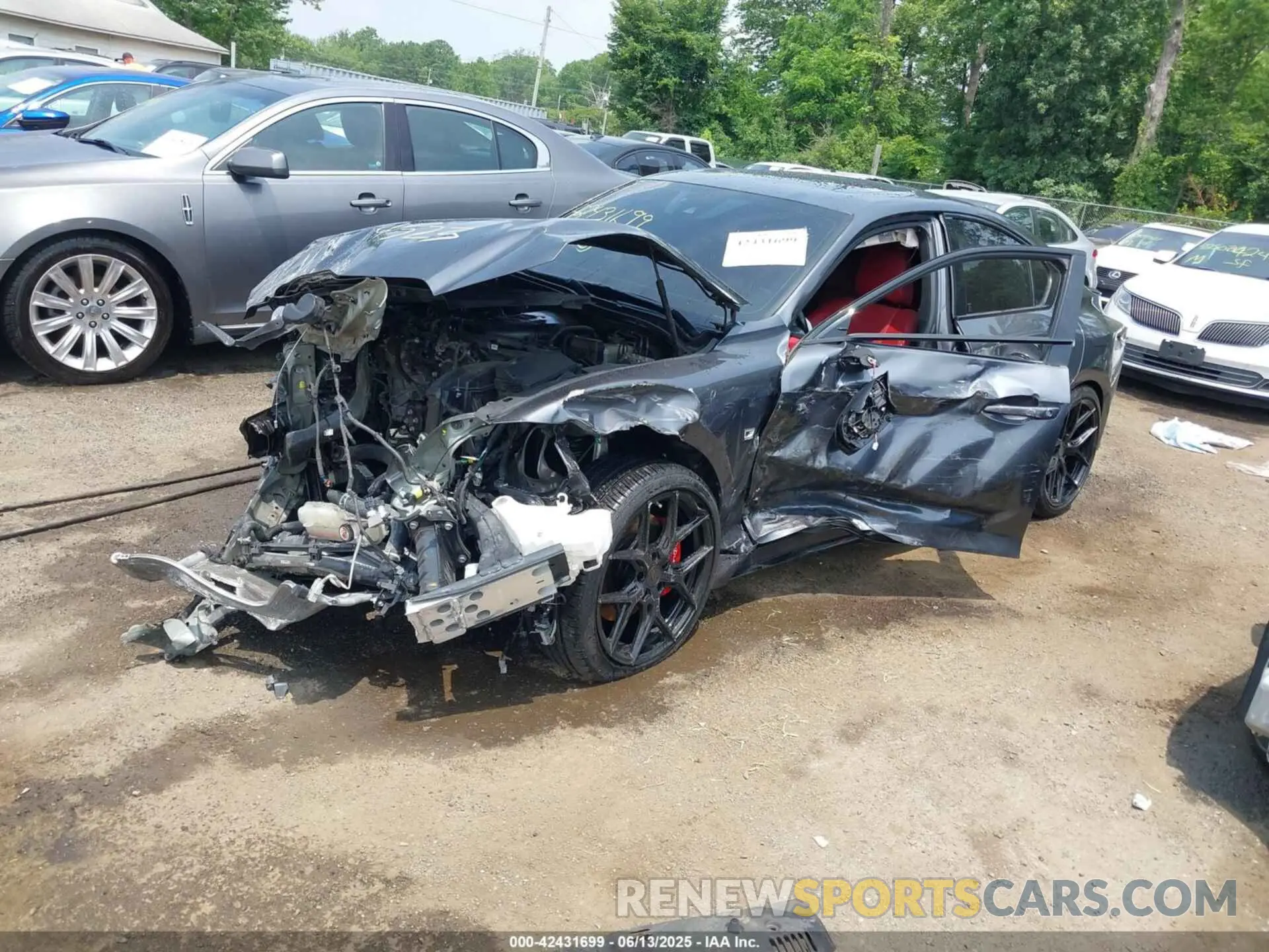 2 Photograph of a damaged car JTHGZ1E20N5024523 LEXUS IS 350 2022