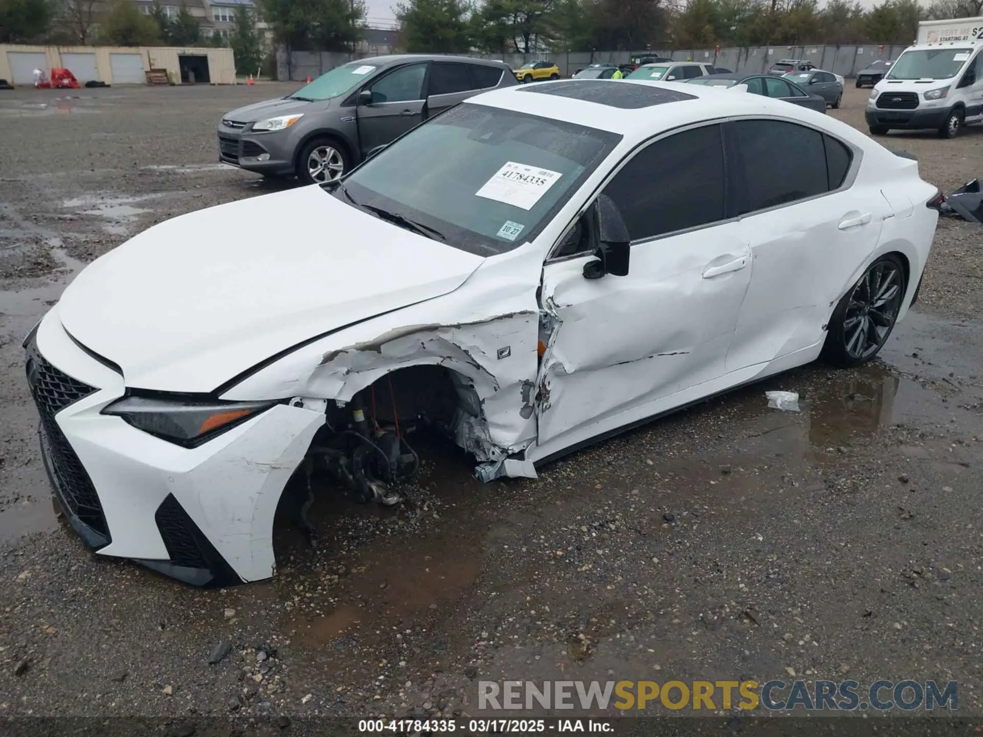 2 Photograph of a damaged car JTHGZ1E23N5024970 LEXUS IS 350 2022