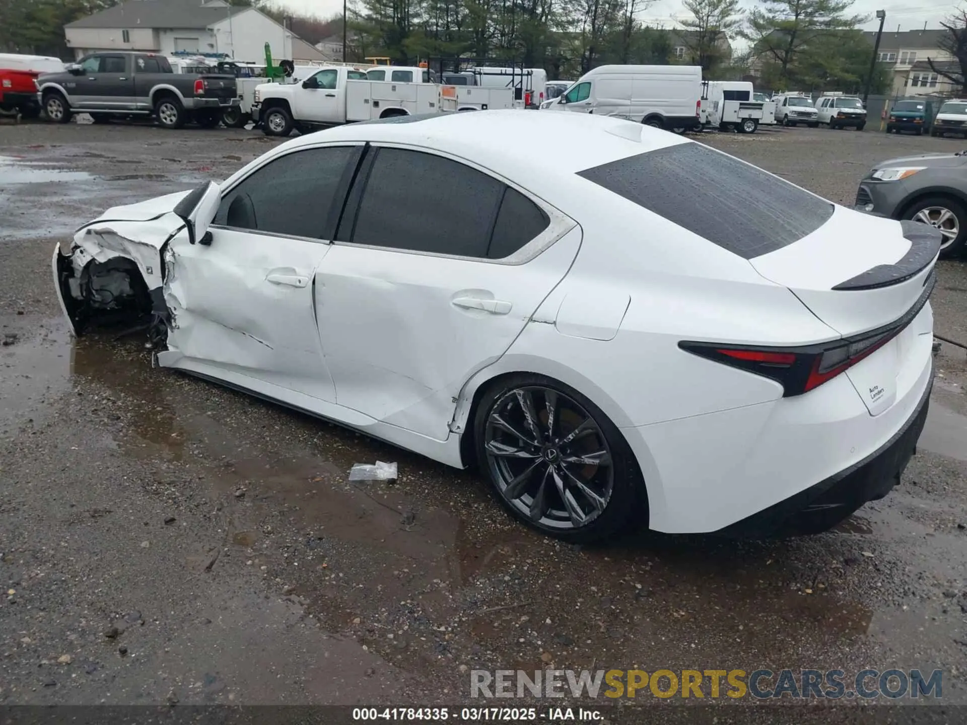 3 Photograph of a damaged car JTHGZ1E23N5024970 LEXUS IS 350 2022