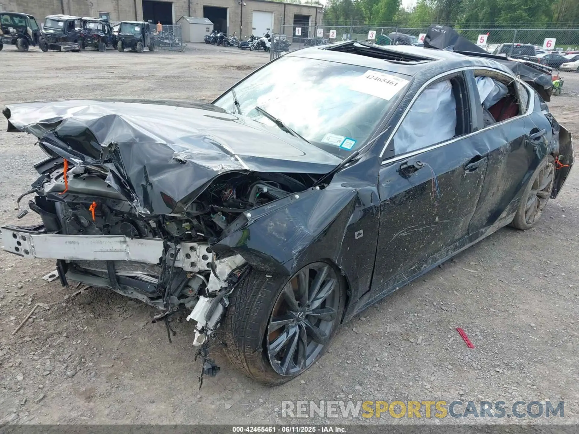 2 Photograph of a damaged car JTHGZ1E25N5026140 LEXUS IS 350 2022
