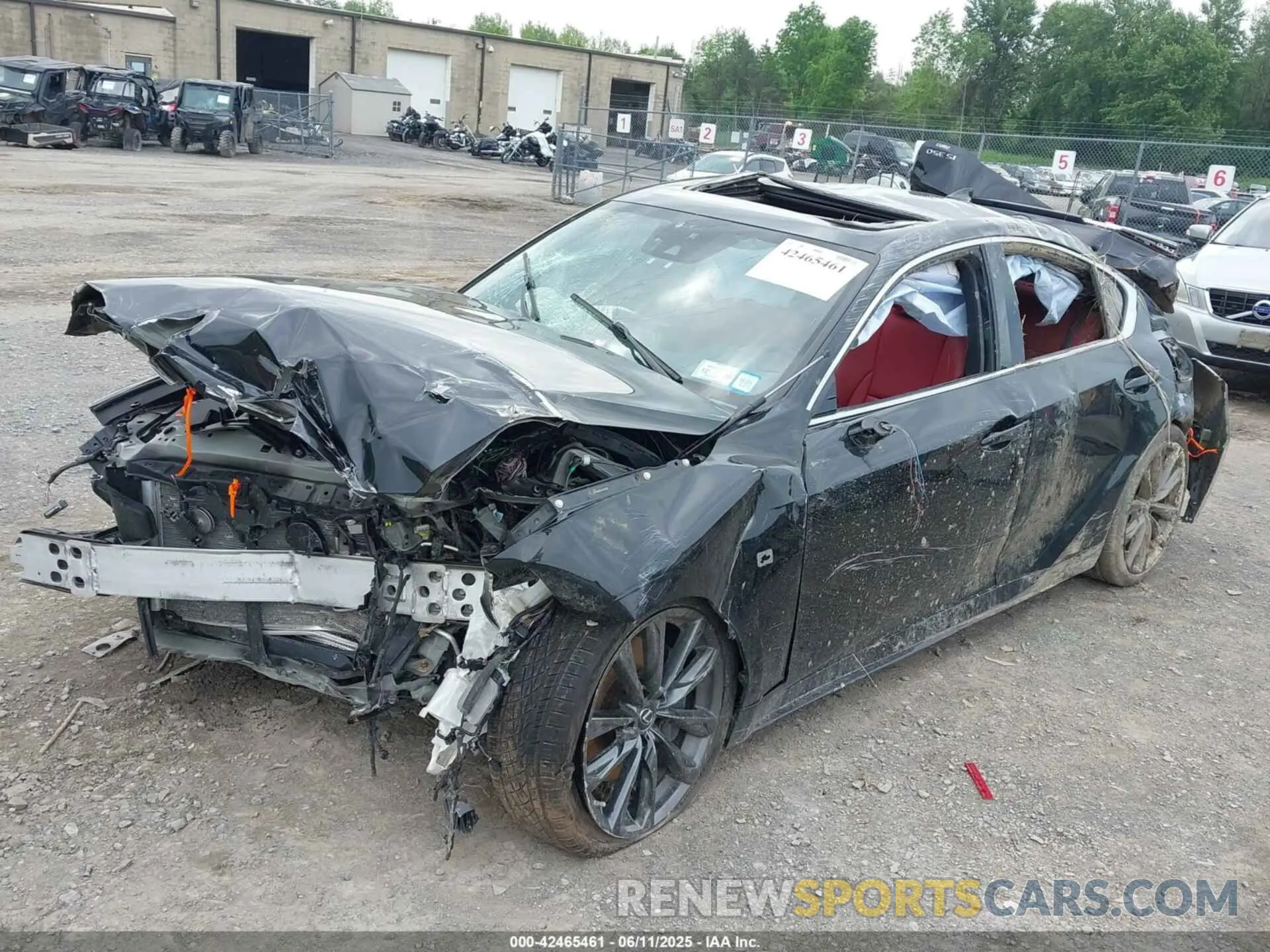 6 Photograph of a damaged car JTHGZ1E25N5026140 LEXUS IS 350 2022