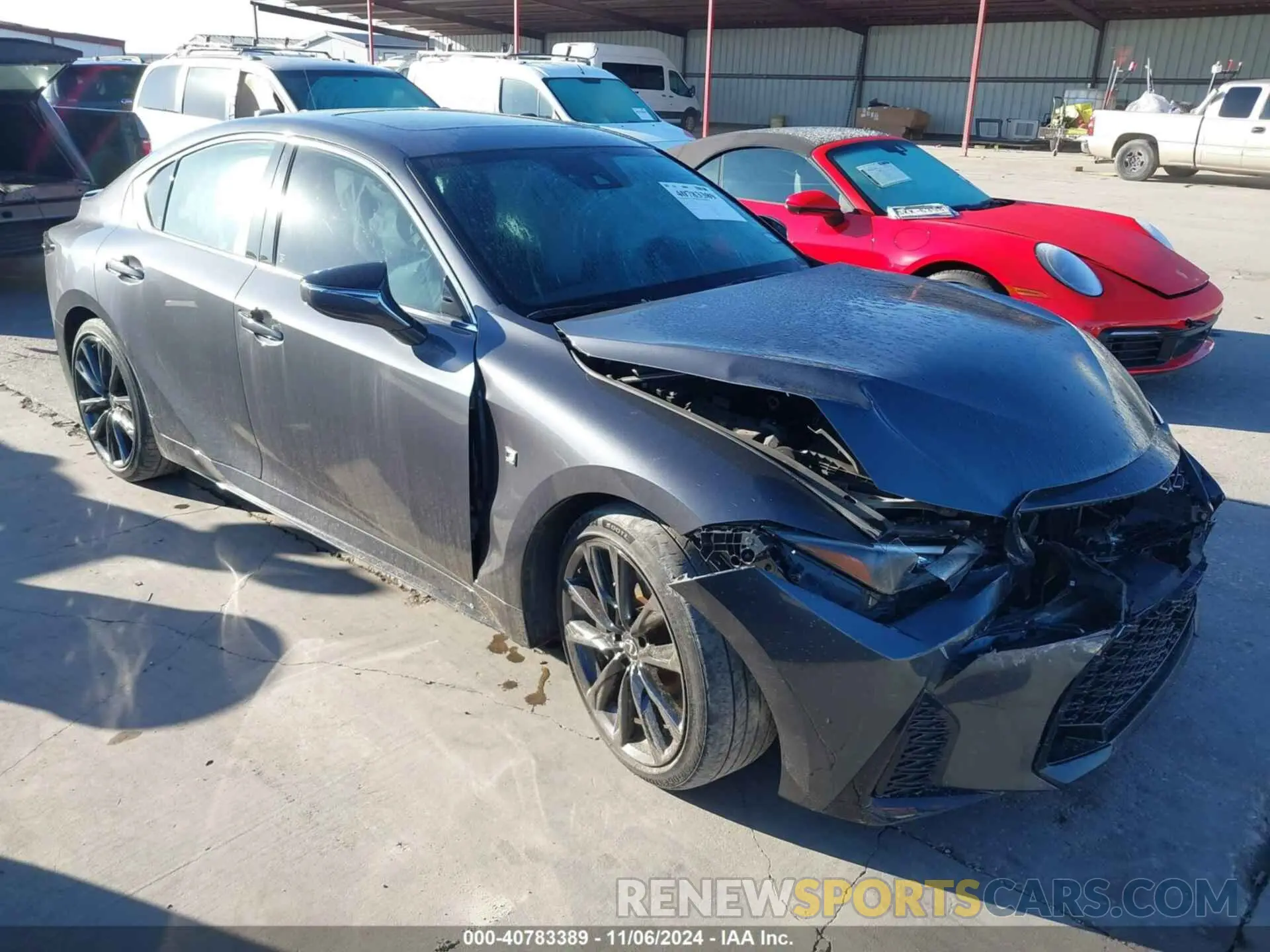 1 Фотография поврежденного автомобиля JTHGZ1B21P5059563 LEXUS IS 350 2023