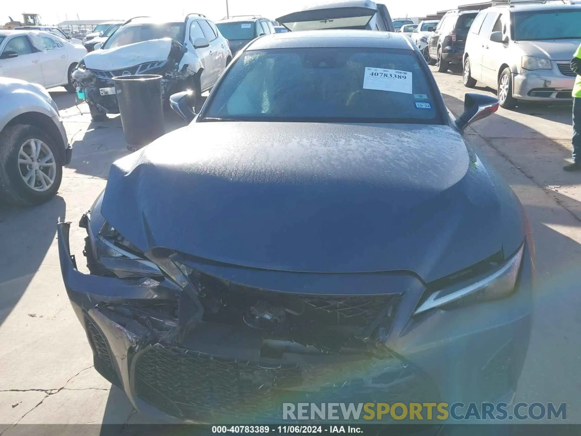 12 Фотография поврежденного автомобиля JTHGZ1B21P5059563 LEXUS IS 350 2023