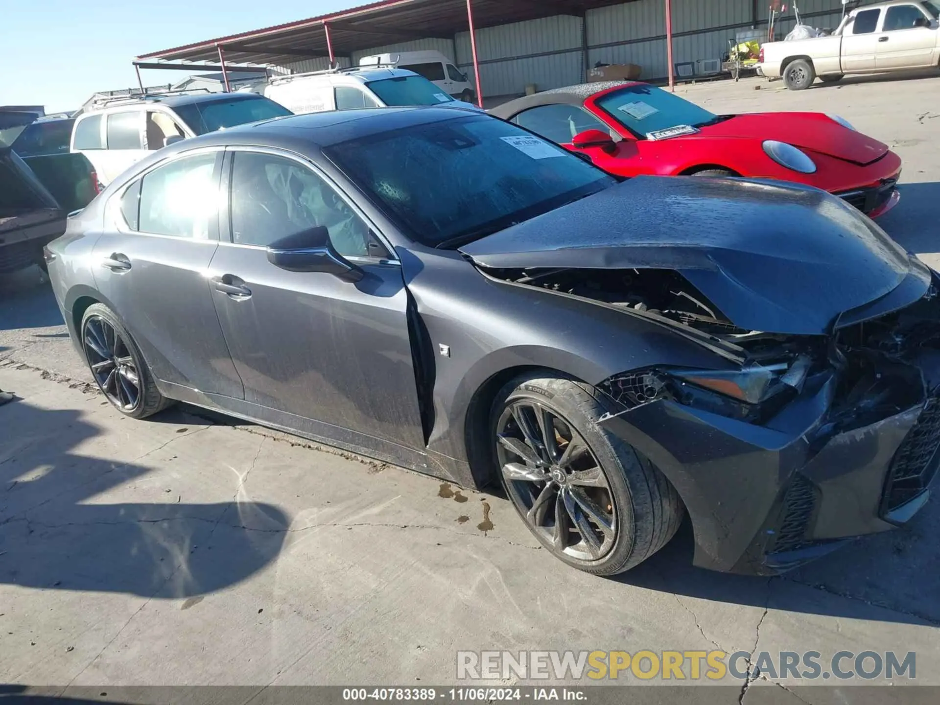 13 Фотография поврежденного автомобиля JTHGZ1B21P5059563 LEXUS IS 350 2023