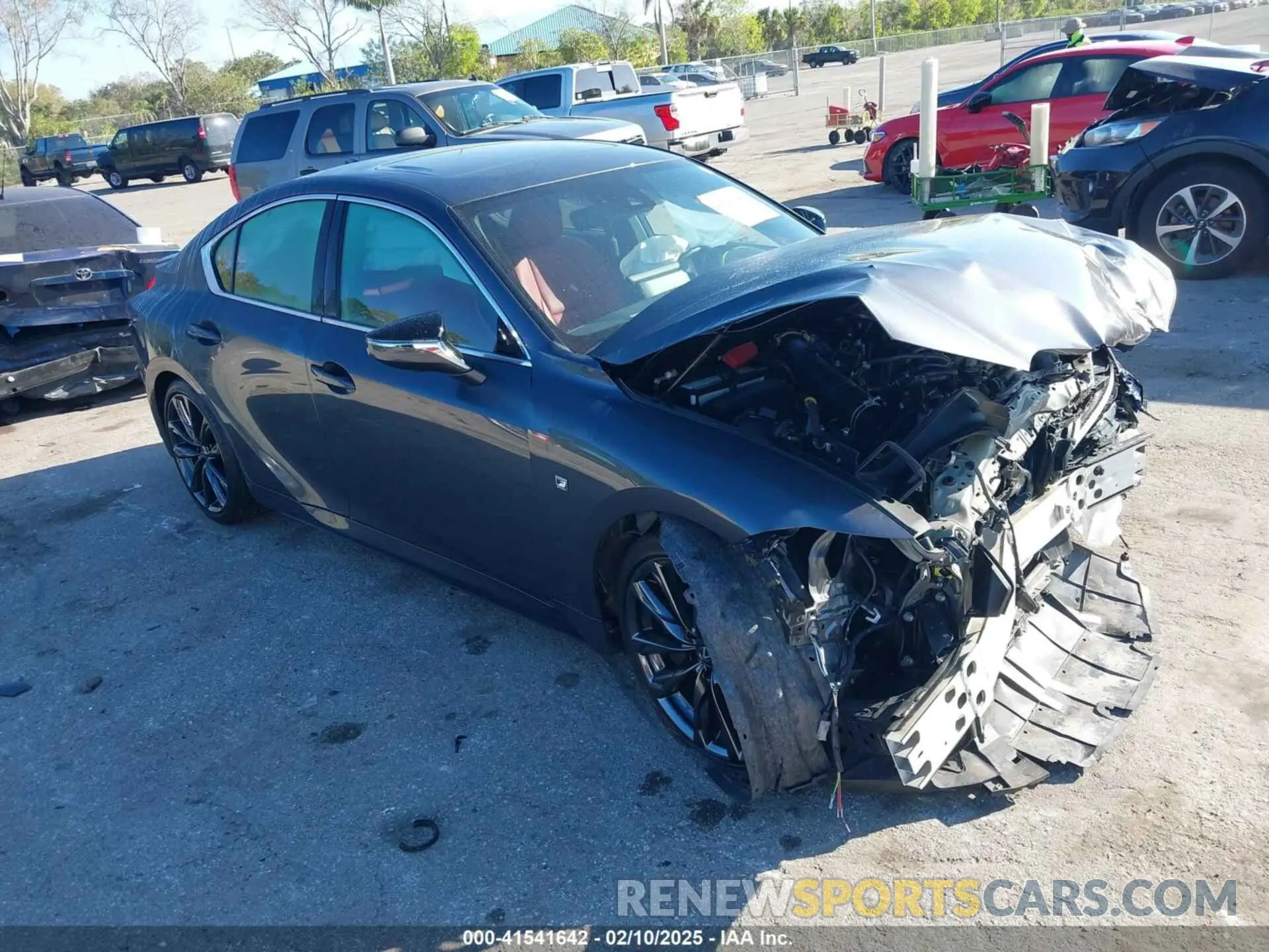 1 Photograph of a damaged car JTHGZ1B23P5064926 LEXUS IS 350 2023