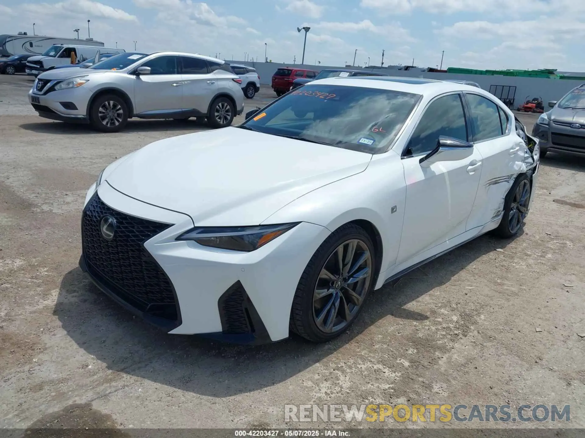 2 Photograph of a damaged car JTHGZ1B25P5059873 LEXUS IS 350 2023