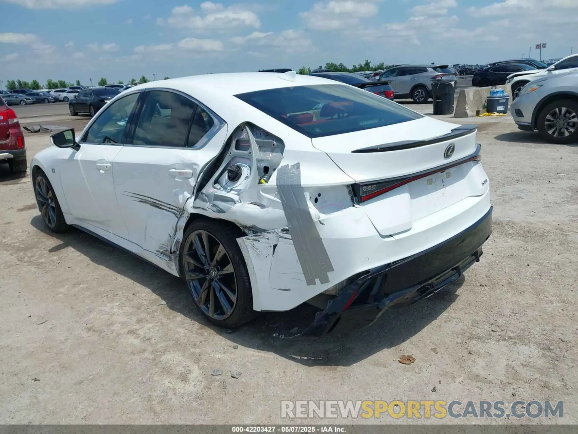 3 Photograph of a damaged car JTHGZ1B25P5059873 LEXUS IS 350 2023