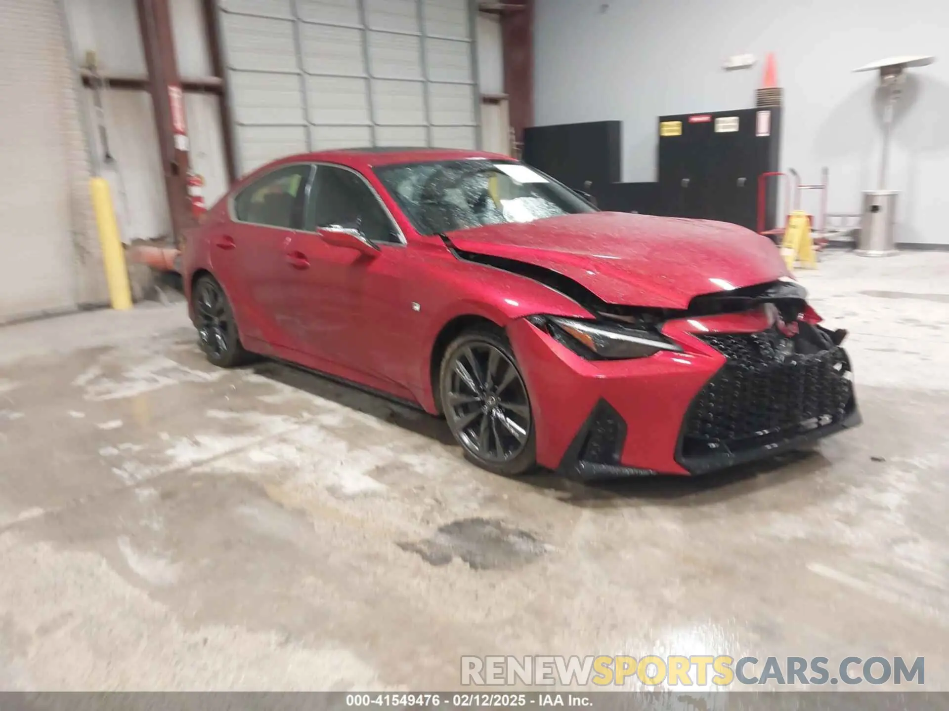 1 Photograph of a damaged car JTHGZ1B28P5067949 LEXUS IS 350 2023