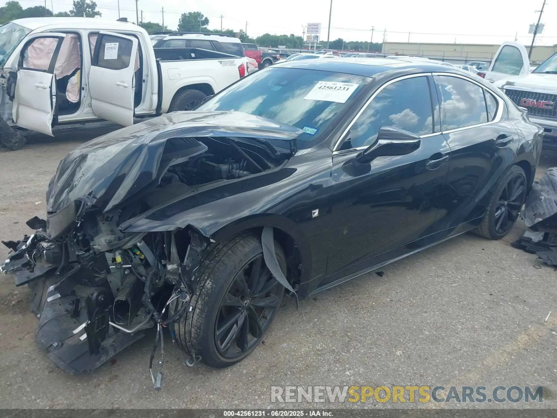 2 Photograph of a damaged car JTHGZ1B29P5063389 LEXUS IS 350 2023