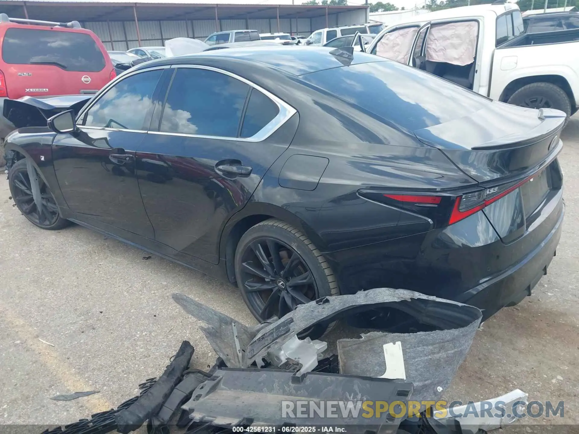 3 Photograph of a damaged car JTHGZ1B29P5063389 LEXUS IS 350 2023