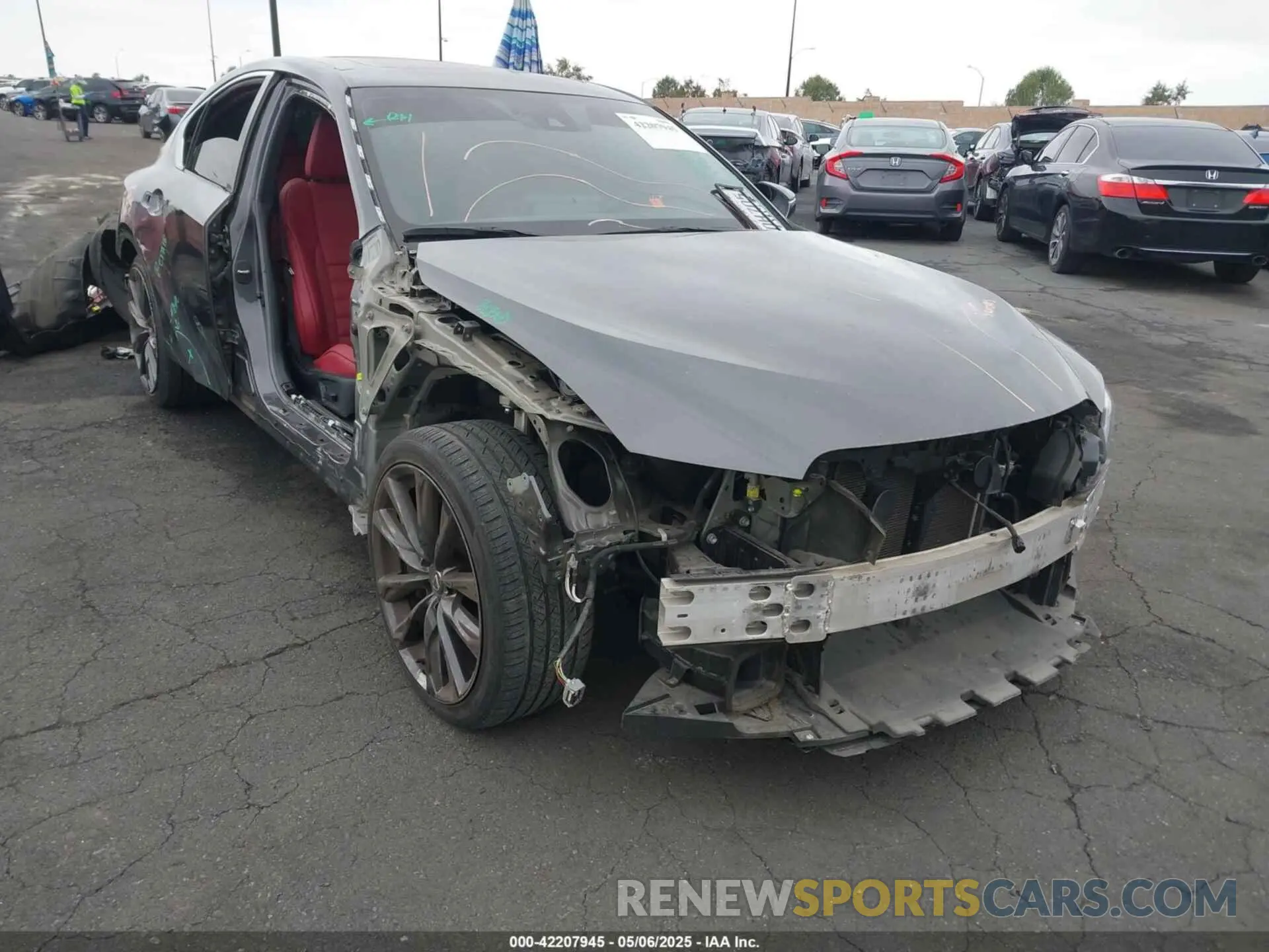 1 Photograph of a damaged car JTHGZ1B29P5064090 LEXUS IS 350 2023