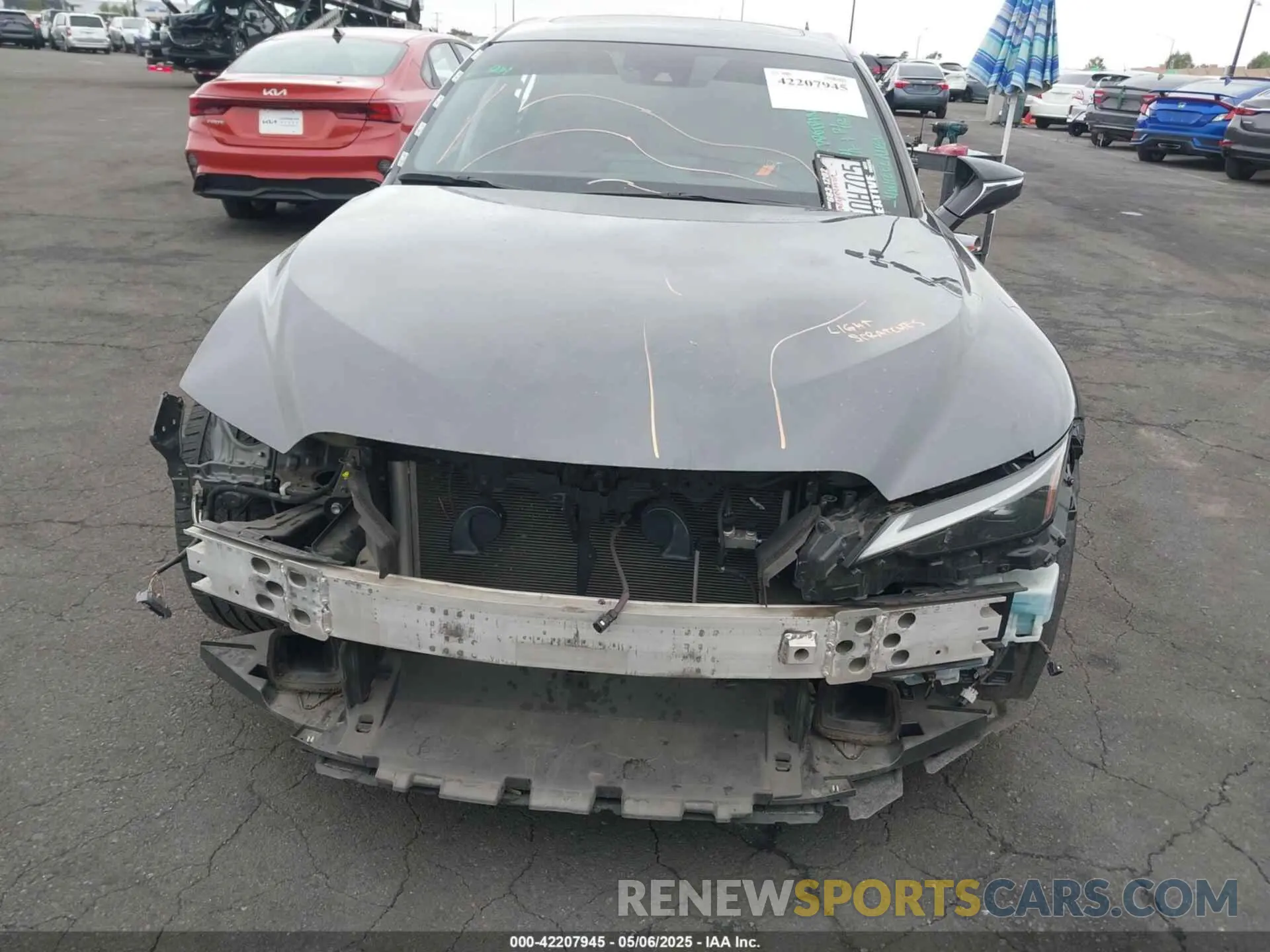 13 Photograph of a damaged car JTHGZ1B29P5064090 LEXUS IS 350 2023