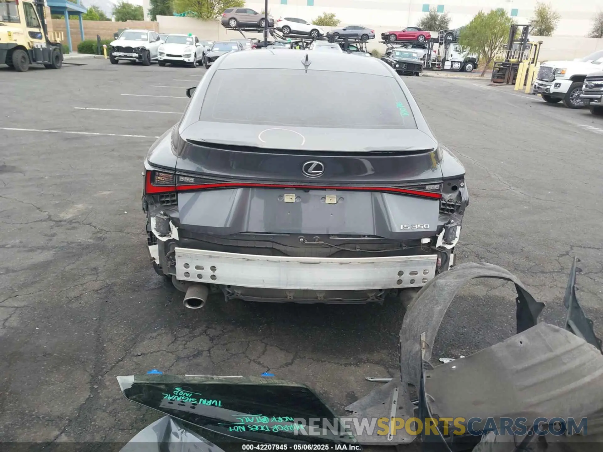 17 Photograph of a damaged car JTHGZ1B29P5064090 LEXUS IS 350 2023