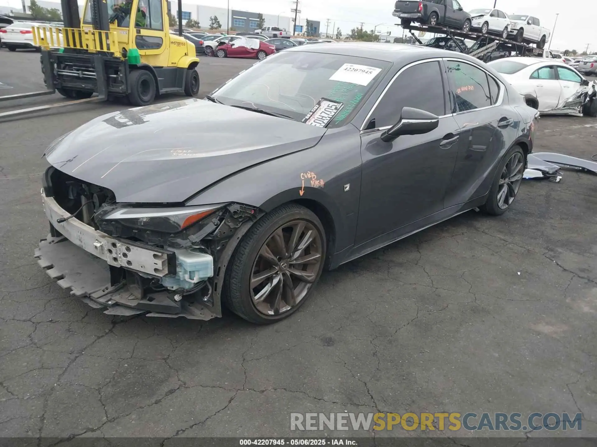 2 Photograph of a damaged car JTHGZ1B29P5064090 LEXUS IS 350 2023