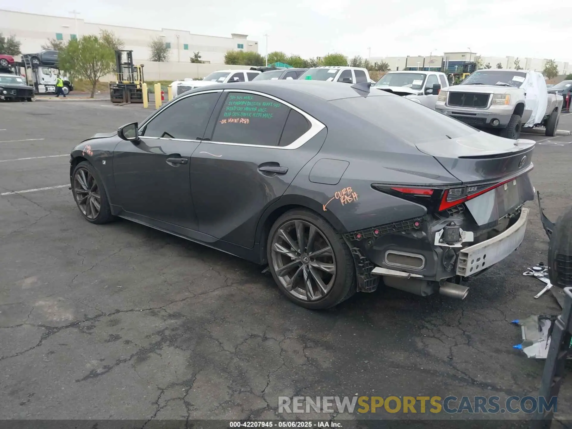 3 Photograph of a damaged car JTHGZ1B29P5064090 LEXUS IS 350 2023