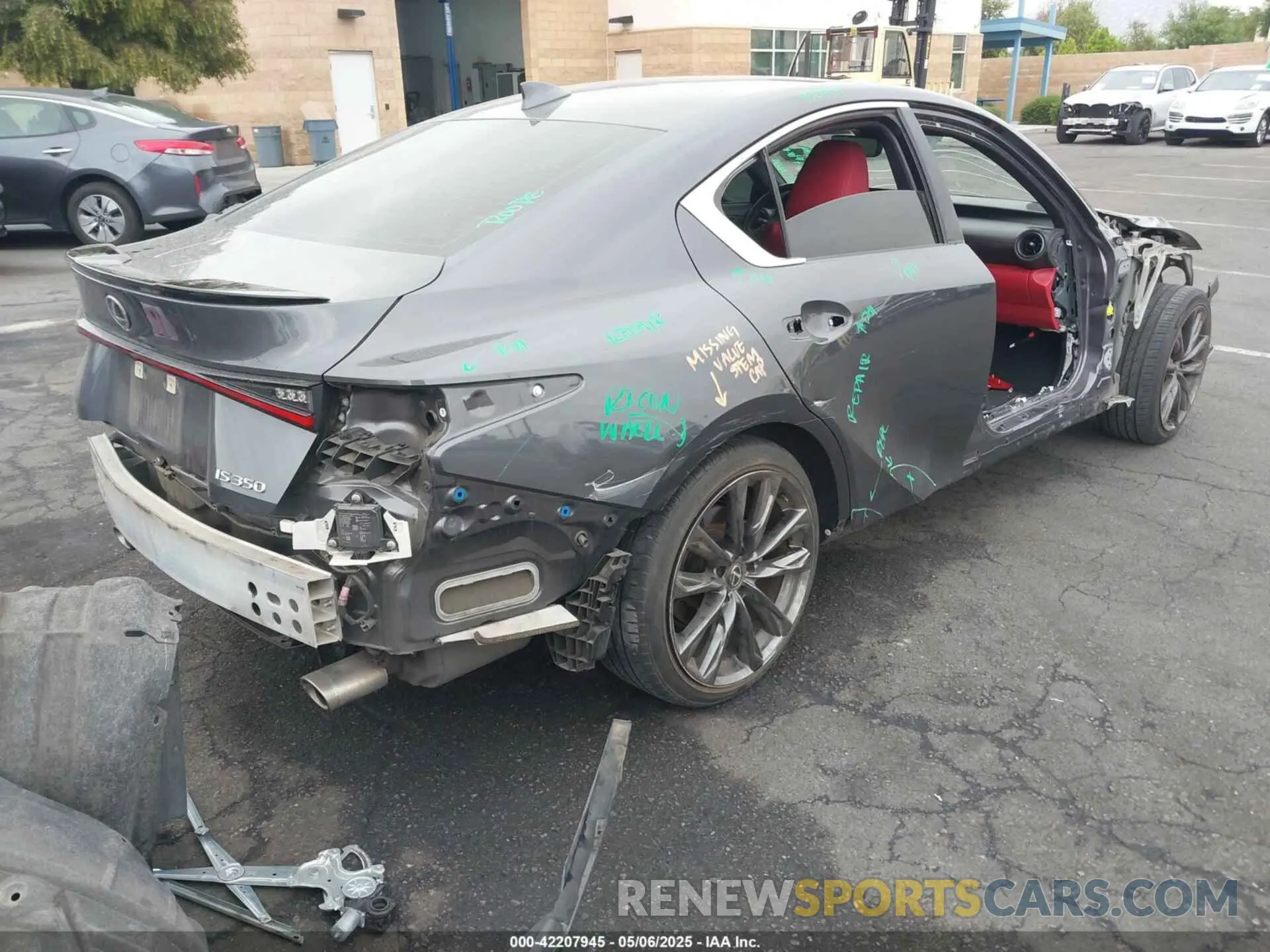 4 Photograph of a damaged car JTHGZ1B29P5064090 LEXUS IS 350 2023