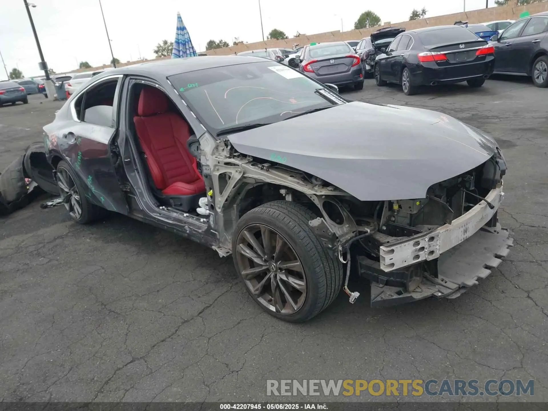 6 Photograph of a damaged car JTHGZ1B29P5064090 LEXUS IS 350 2023