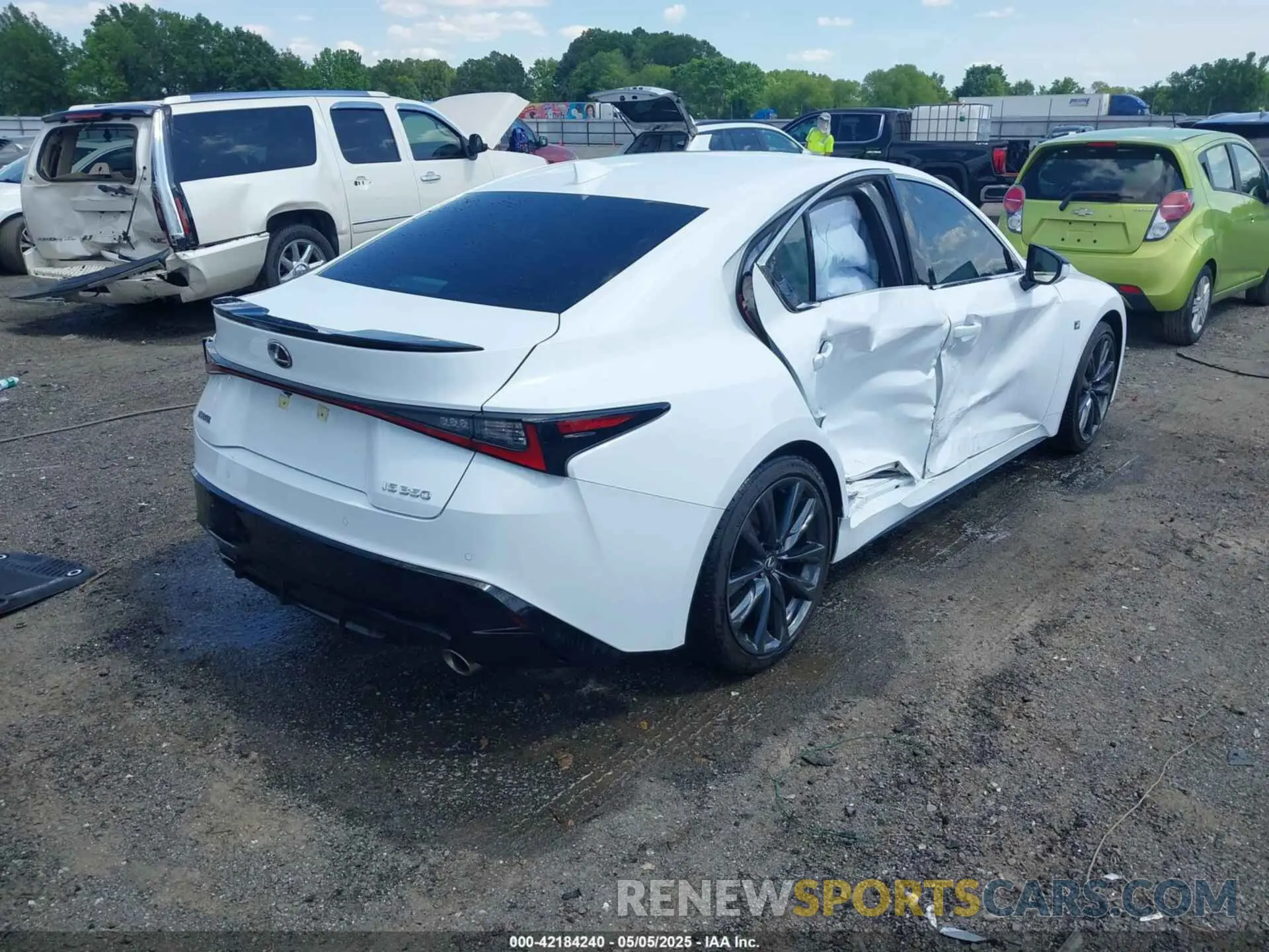 4 Photograph of a damaged car JTHGZ1B21R5078519 LEXUS IS 350 2024