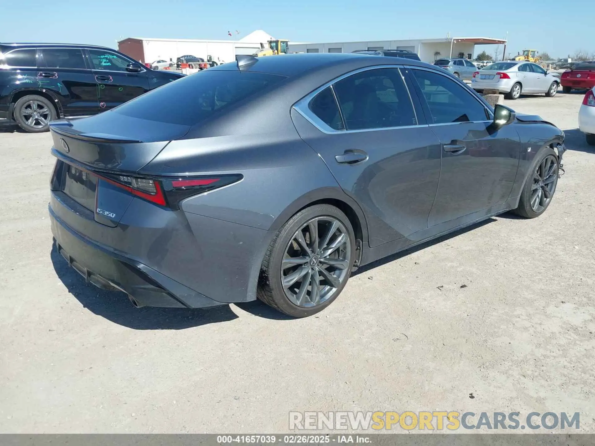 4 Photograph of a damaged car JTHGZ1B25R5073808 LEXUS IS 350 2024