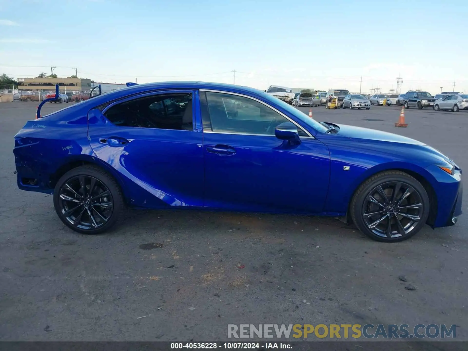14 Photograph of a damaged car JTHGZ1B29R5078042 LEXUS IS 350 2024
