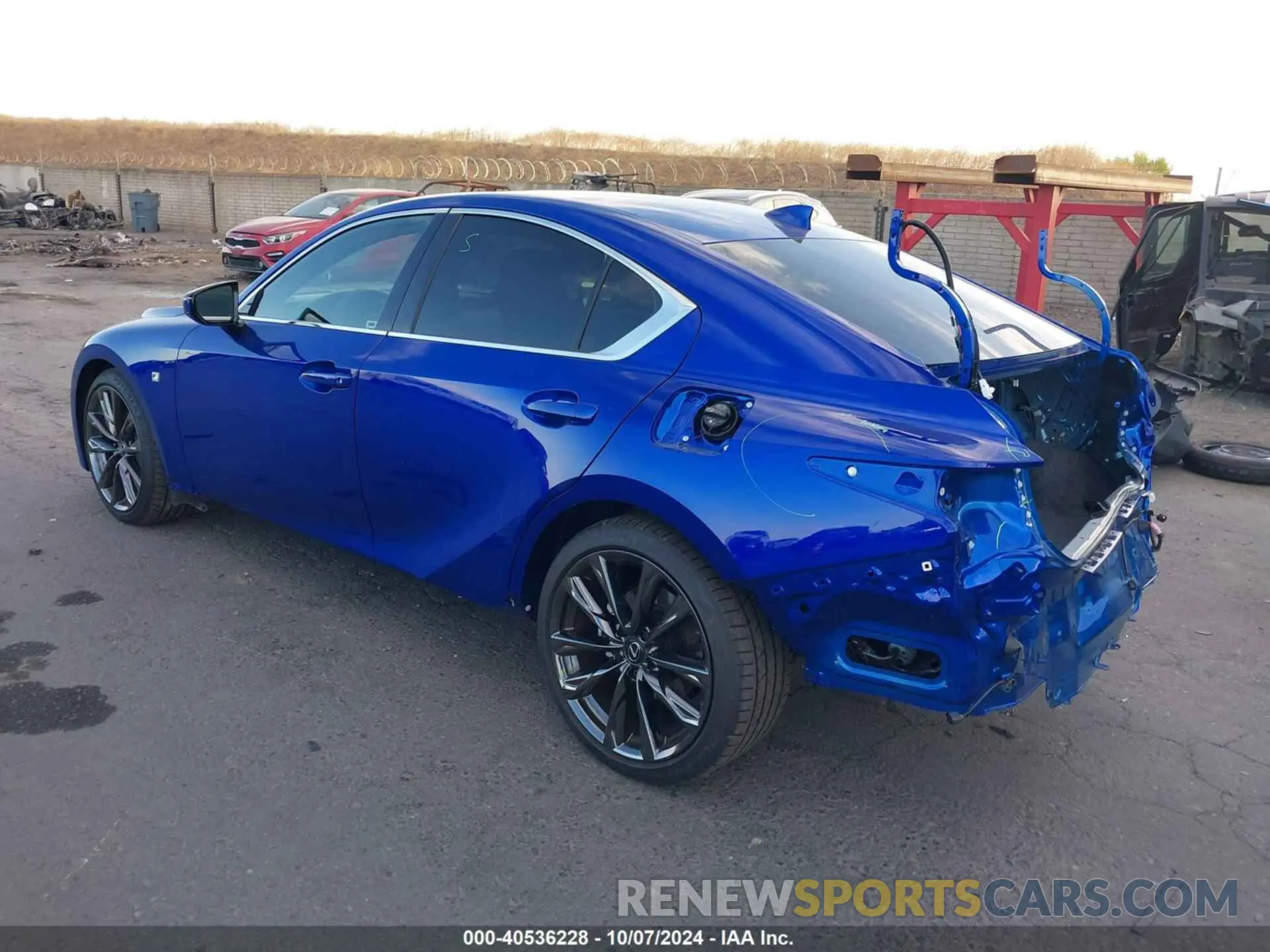 3 Photograph of a damaged car JTHGZ1B29R5078042 LEXUS IS 350 2024