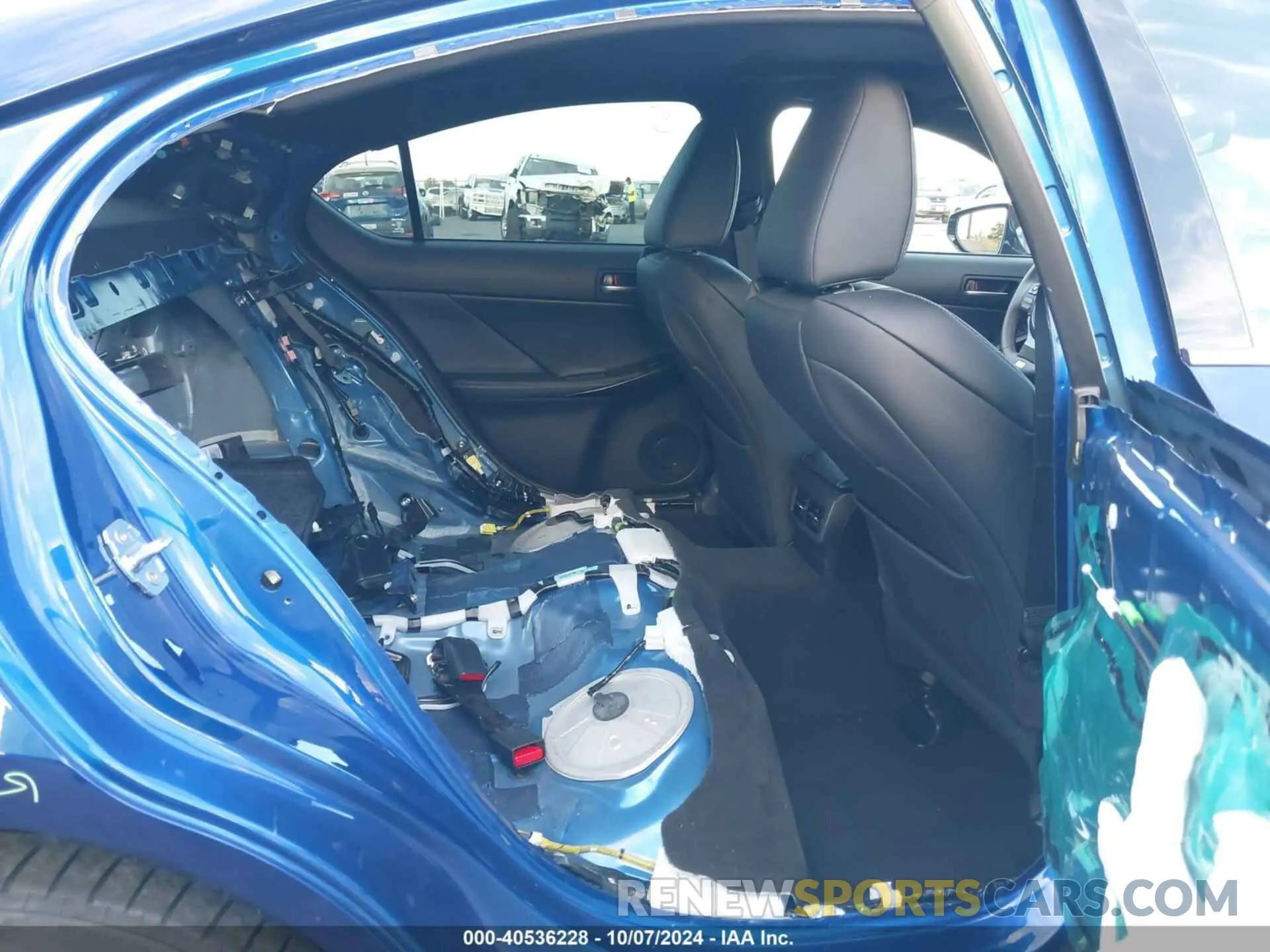 8 Photograph of a damaged car JTHGZ1B29R5078042 LEXUS IS 350 2024