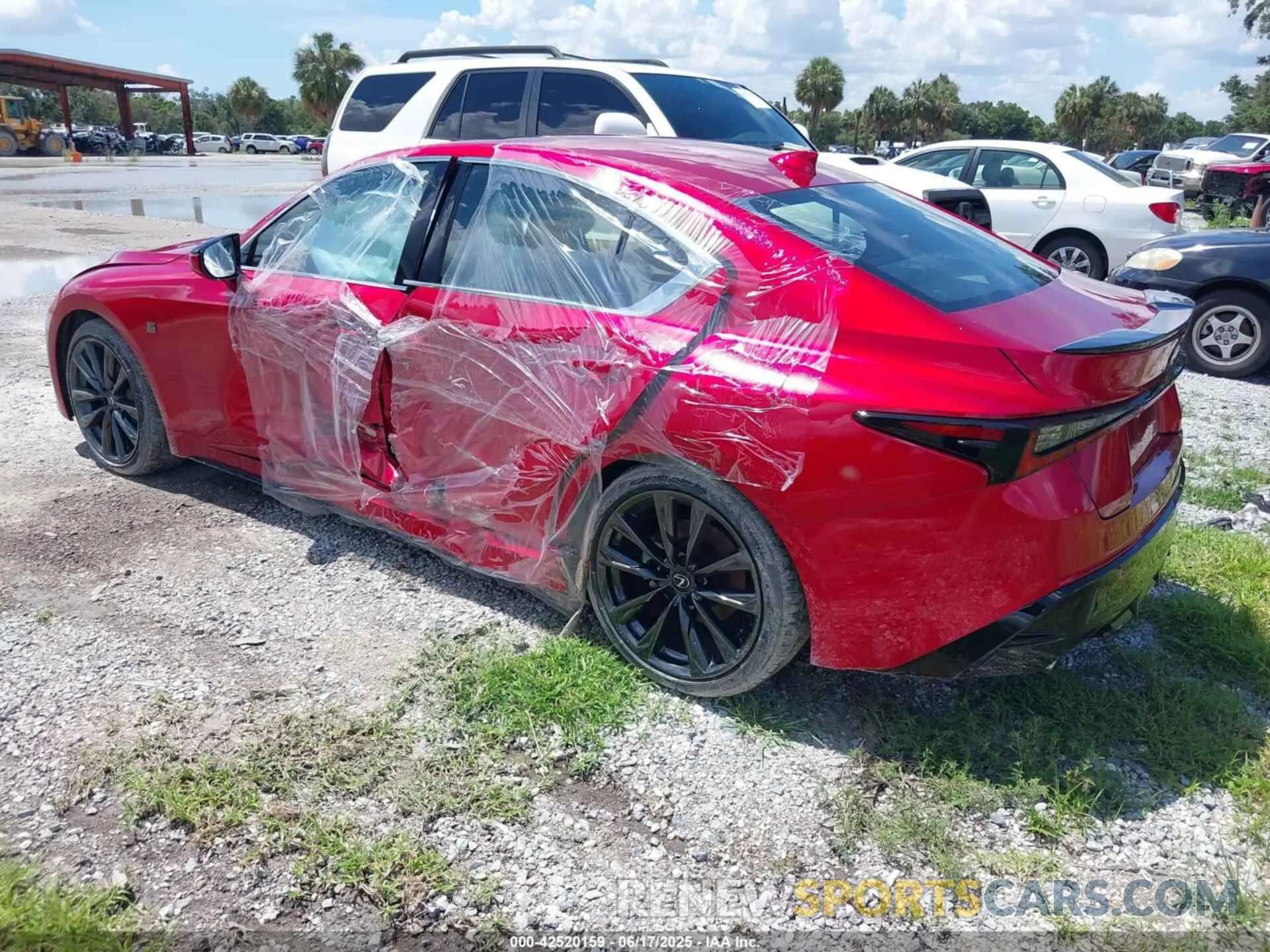 3 Photograph of a damaged car JTHBZ1B28S5085192 LEXUS IS 350 2025