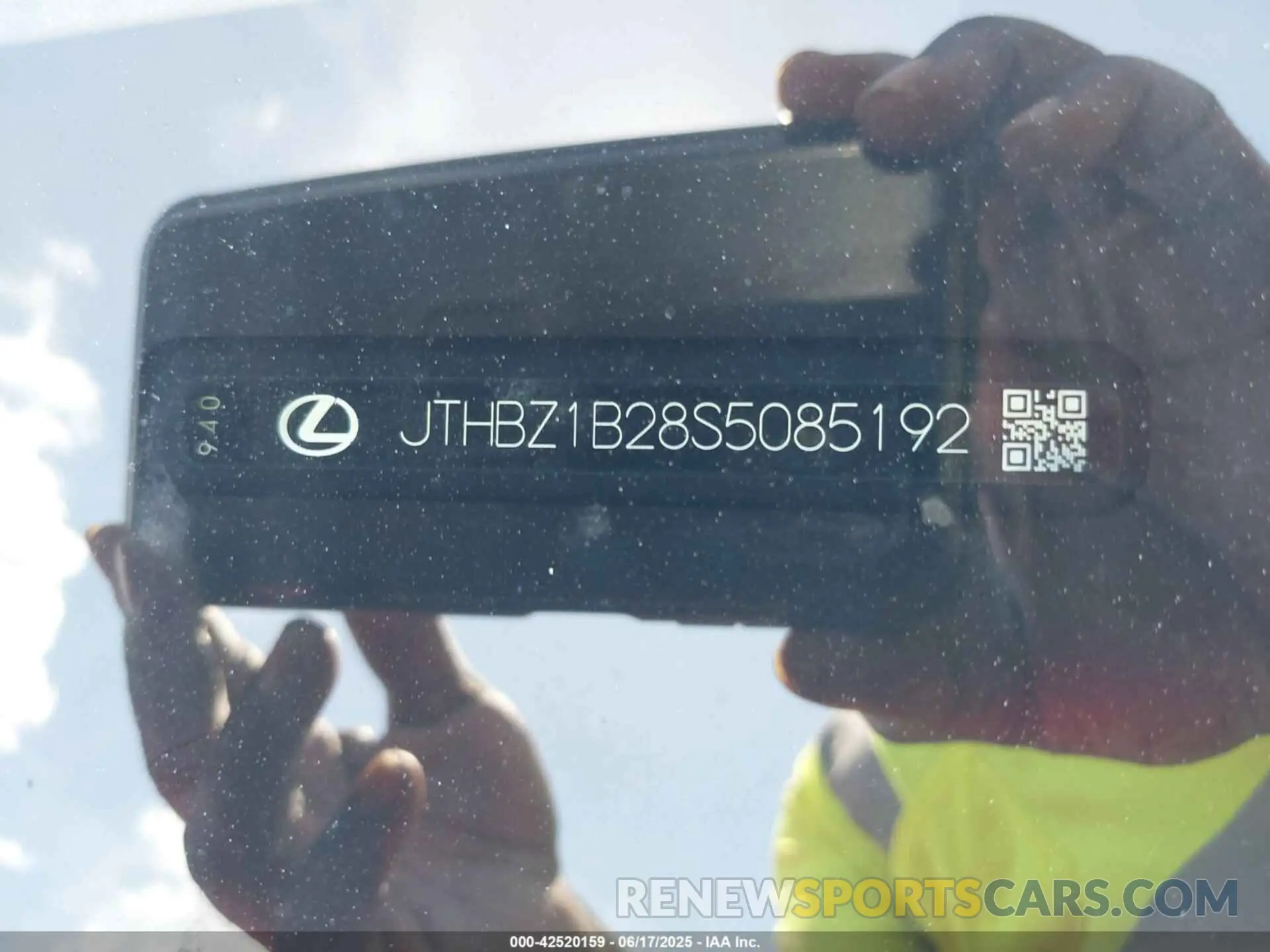 9 Photograph of a damaged car JTHBZ1B28S5085192 LEXUS IS 350 2025