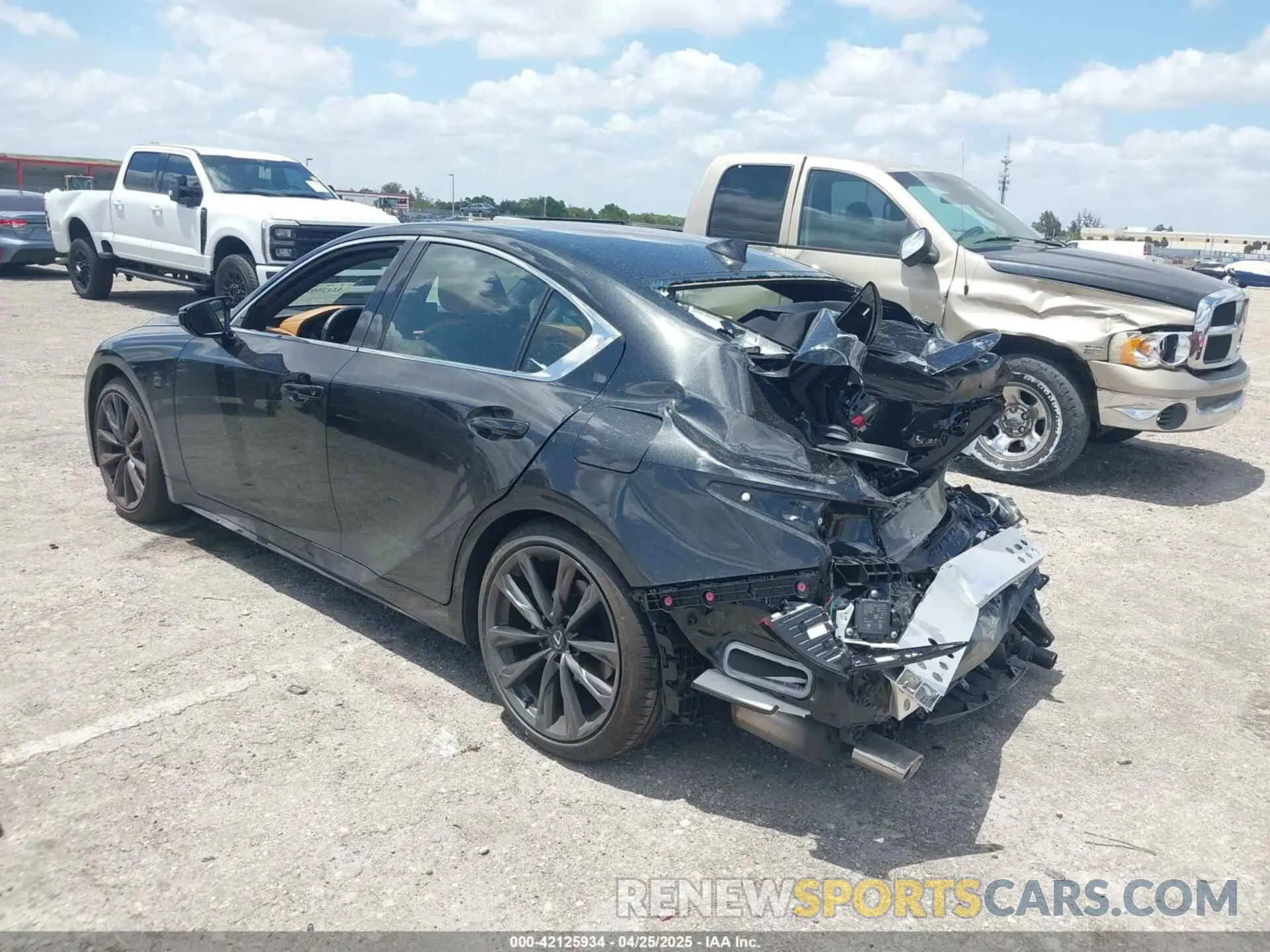 3 Photograph of a damaged car JTHBZ1B2XS5084514 LEXUS IS 350 2025