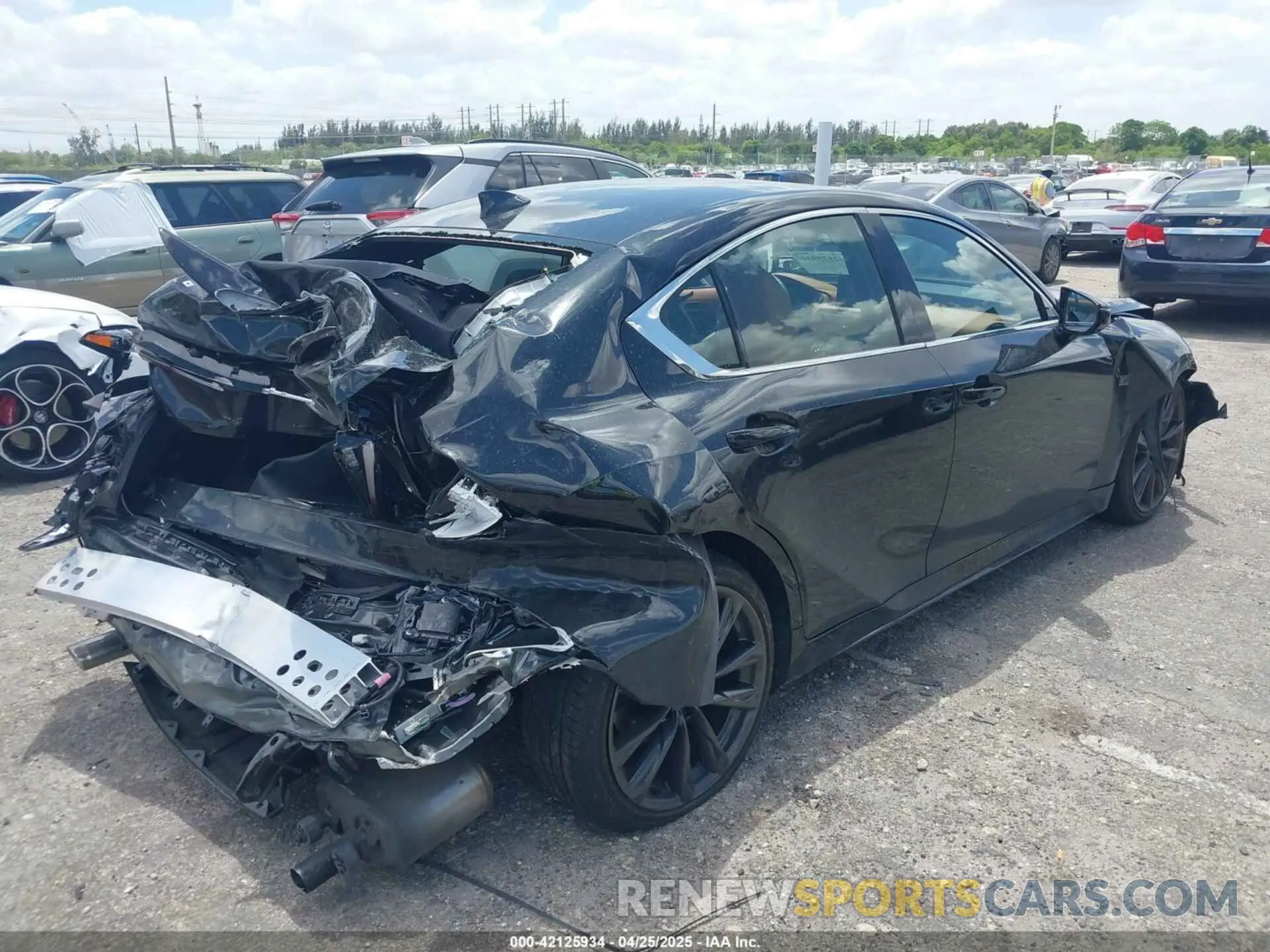 4 Photograph of a damaged car JTHBZ1B2XS5084514 LEXUS IS 350 2025